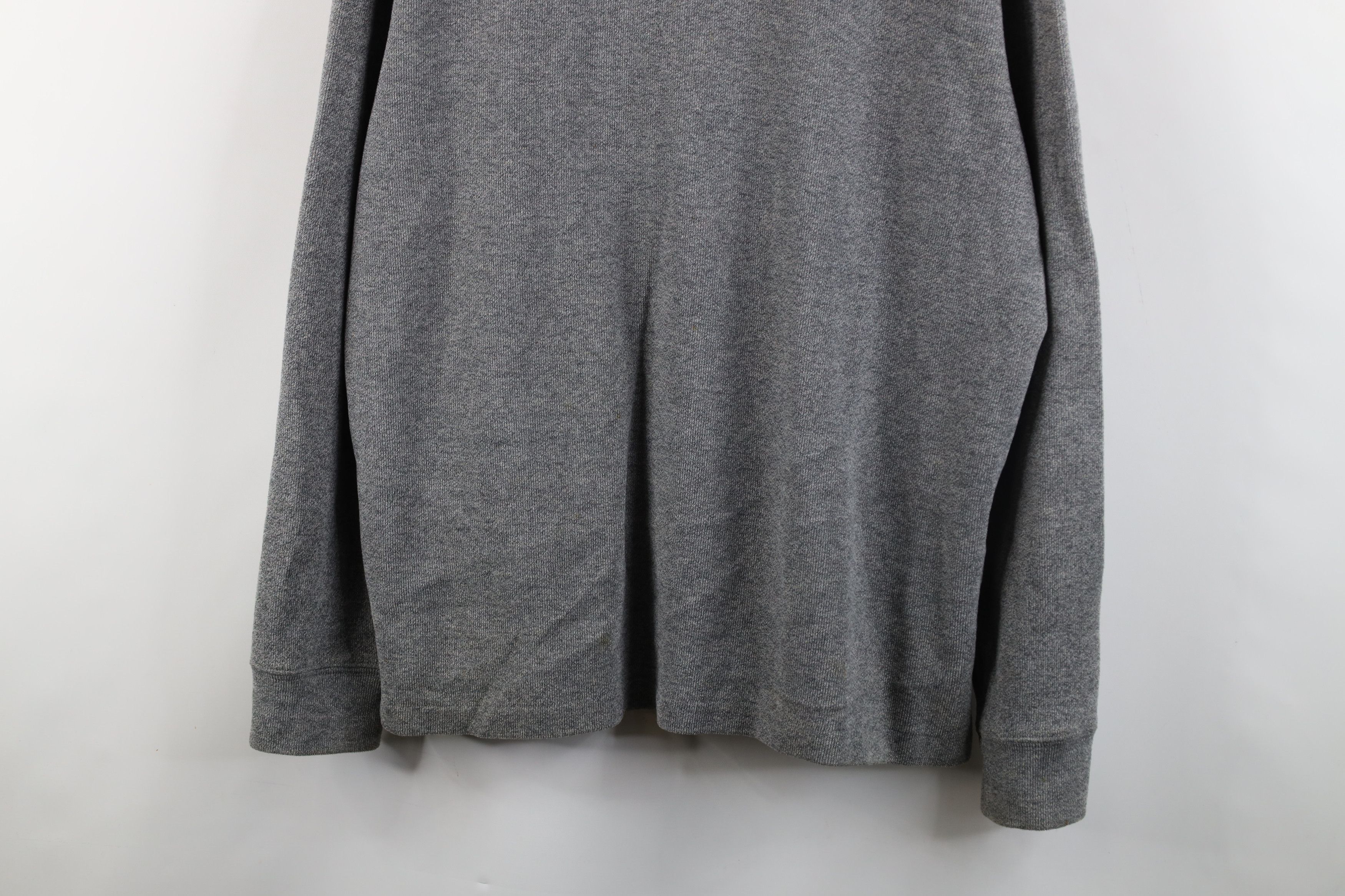 Ralph Lauren × Vintage Vintage Ralph Lauren Knit Half Zip Pullover Sweater Gray Size US L / EU 52-54 / 3 - 3 Thumbnail