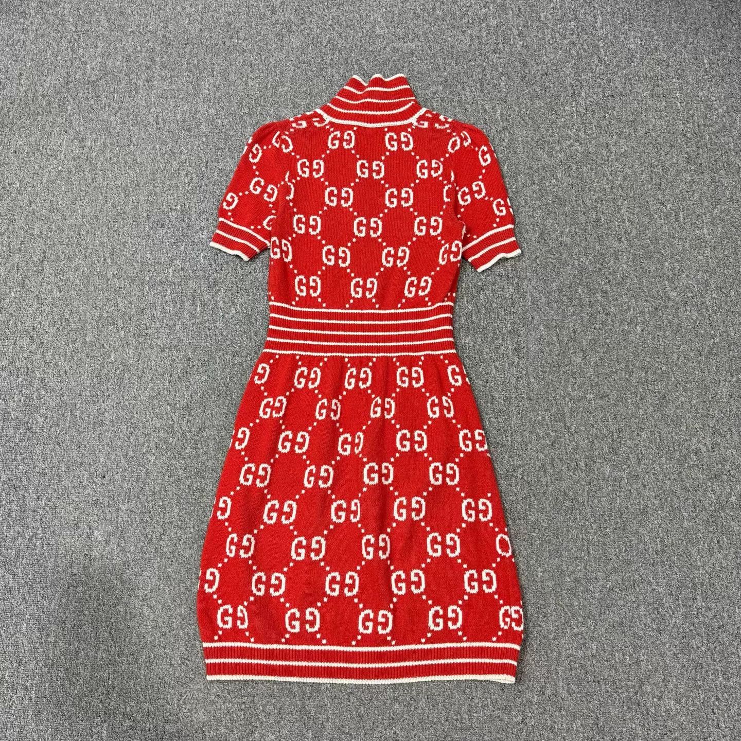 Gucci GUCCI Red All Over Print XXS 99 New Dress Size XXS / US 00 / IT 34 - 2 Thumbnail