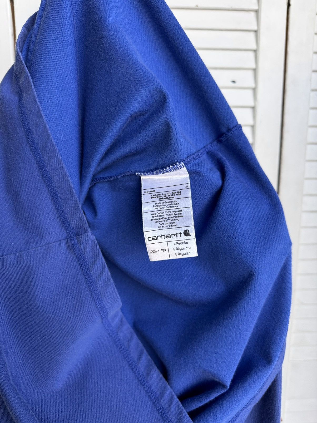 Carhartt Carhartt Relaxed Fit Blue Long Sleeve Pocket Shirt Workwear Size US L / EU 52-54 / 3 - 8 Thumbnail