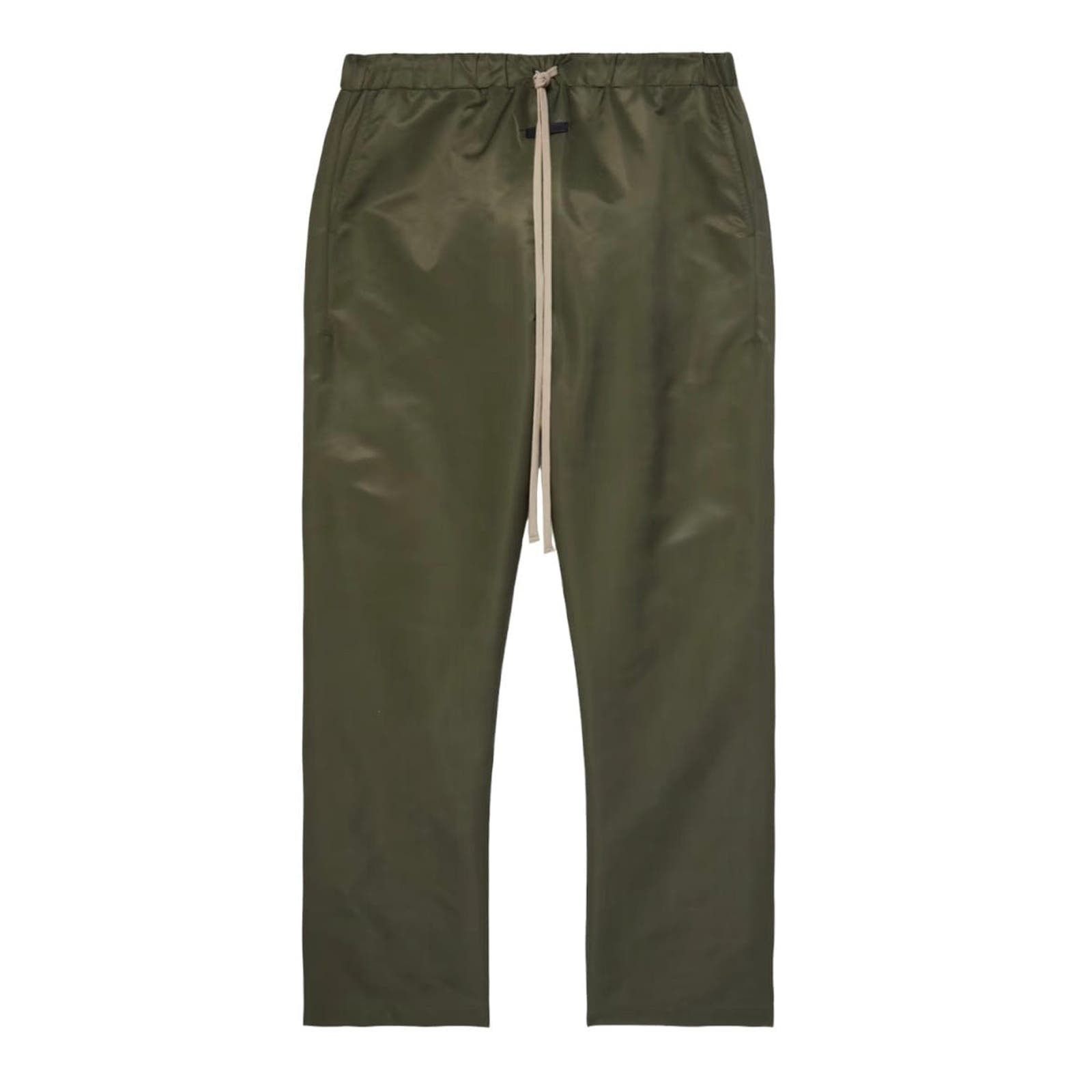image of Fear Of God Eternal Drawstring Shell Pants Olive Green, Men's (Size 27)
