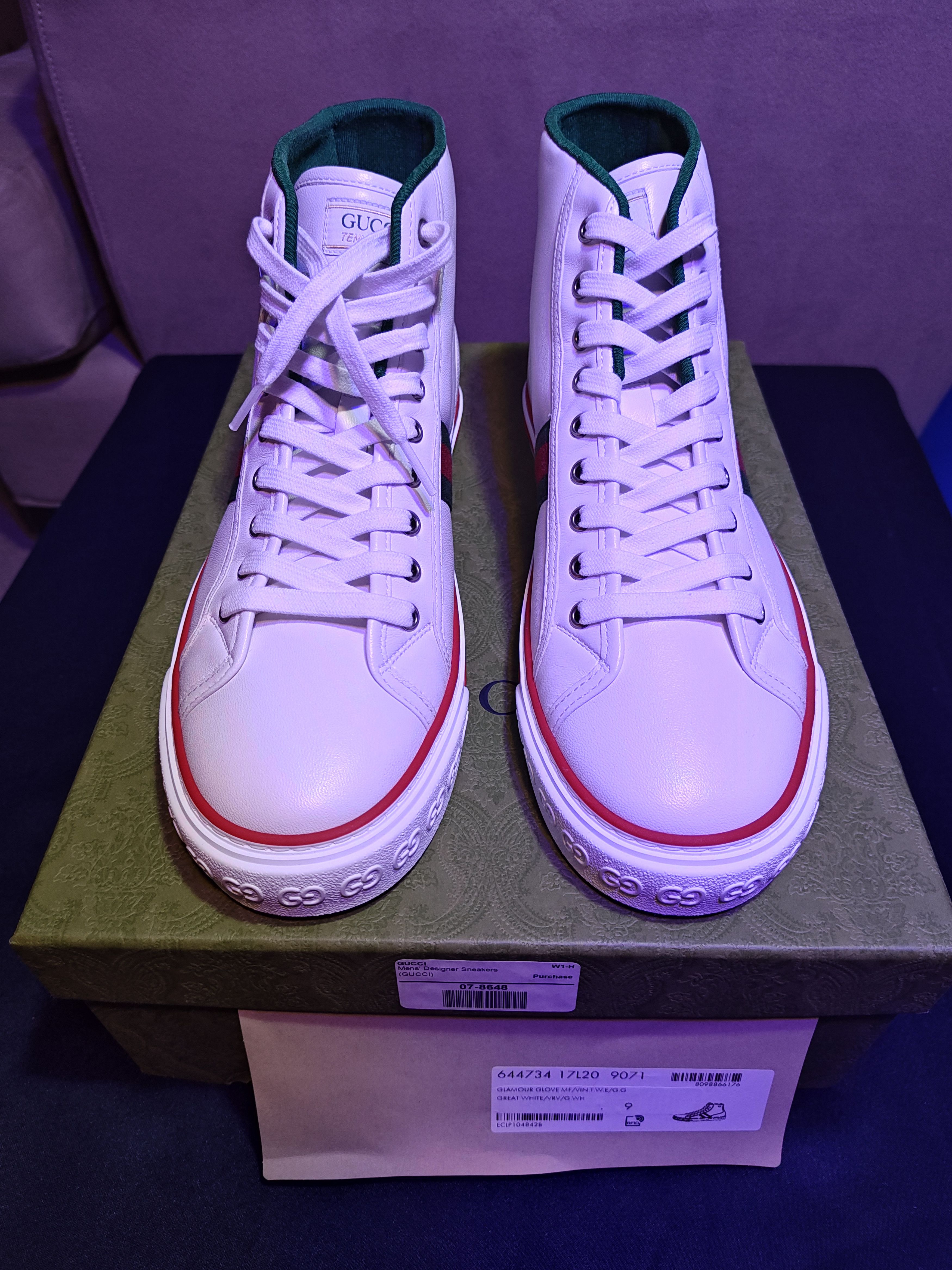 Gucci Gucci 1977 high top "glamour glove" size 9 Size US 9 / EU 42 - 2 Thumbnail