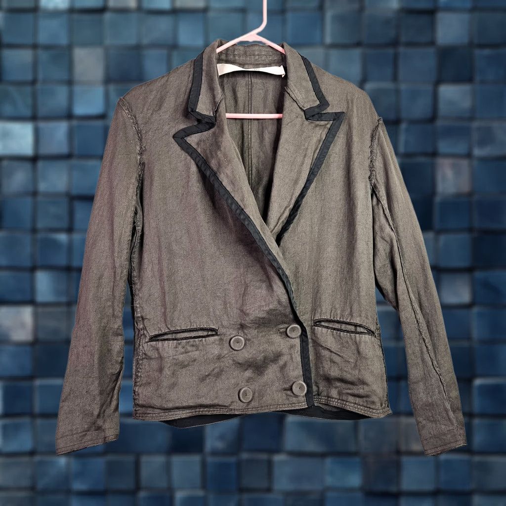 Lanvin Lanvin Blazer Jacket Women’s Brown Linen 38 Made in France Regular Size Lanvin Jacket Women’s Brown Linen 38 France Size XS / US 0-2 / IT 36-38 - 1 Thumbnail