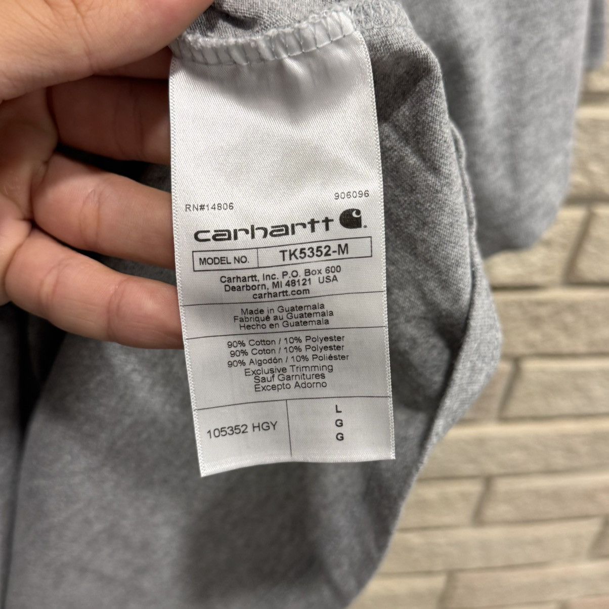 Carhartt × Vintage VINTAGE CARHARTT POCKET TEE SHIRT Size US L / EU 52-54 / 3 - 6 Thumbnail