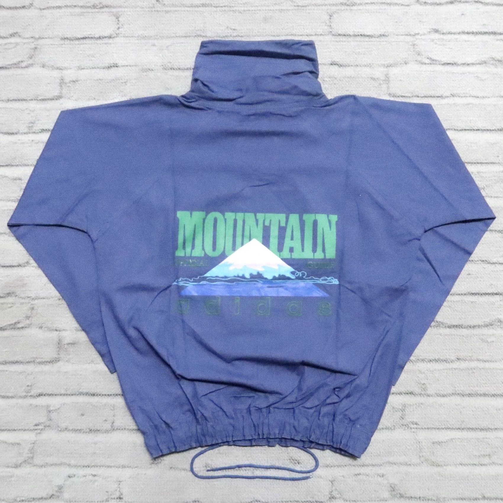 Adidas Vintage Adidas Mountain Jacket - Men M Blue Pullover Jacket Size US M / EU 48-50 / 2 - 2 Thumbnail
