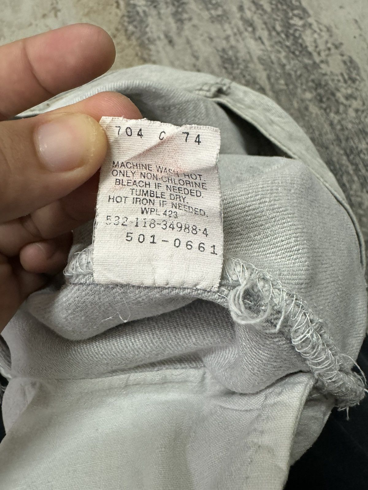 Levi's Vintage Levi’s 501 Distressed Blue Faded W36 Made In Usa Size US 36 / EU 52 - 10 Thumbnail