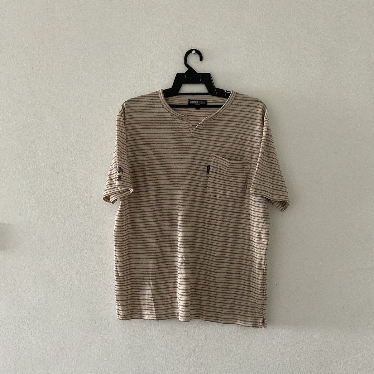 Michiko Koshino London Vintage Michiko Koshino London Buttonless Designer Stripe Size US M / EU 48-50 / 2 - 1 Thumbnail