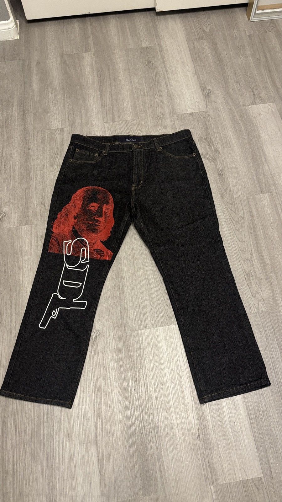 Other SKYSDALIMITTT JEANS RED SIZE 40 (fits like 36) Size US 40 / EU 56 - 2 Thumbnail