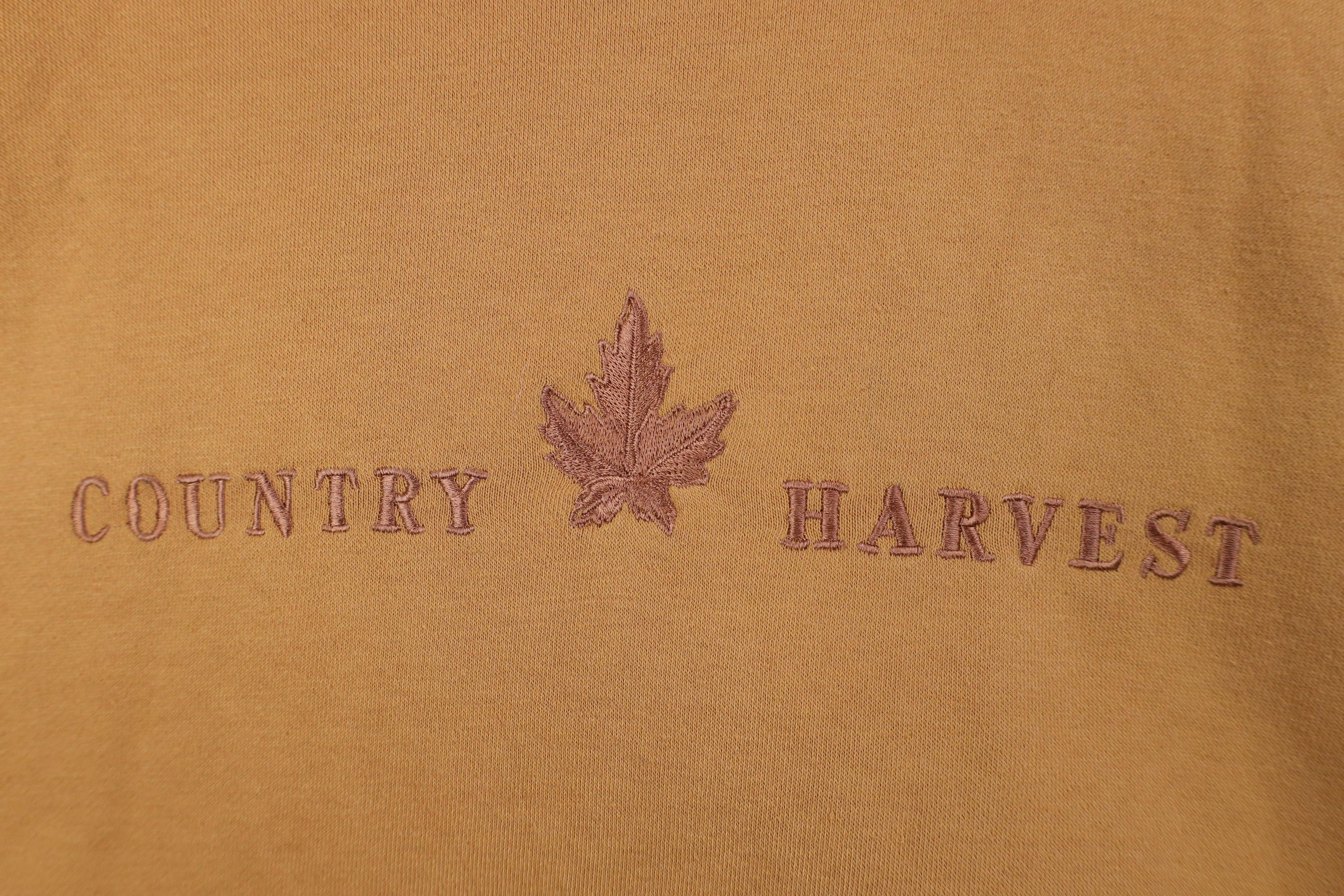 Gap Vintage 90s Gap Golden Harvest Turtleneck Sweatshirt Gold Size L / US 10 / IT 46 - 4 Thumbnail