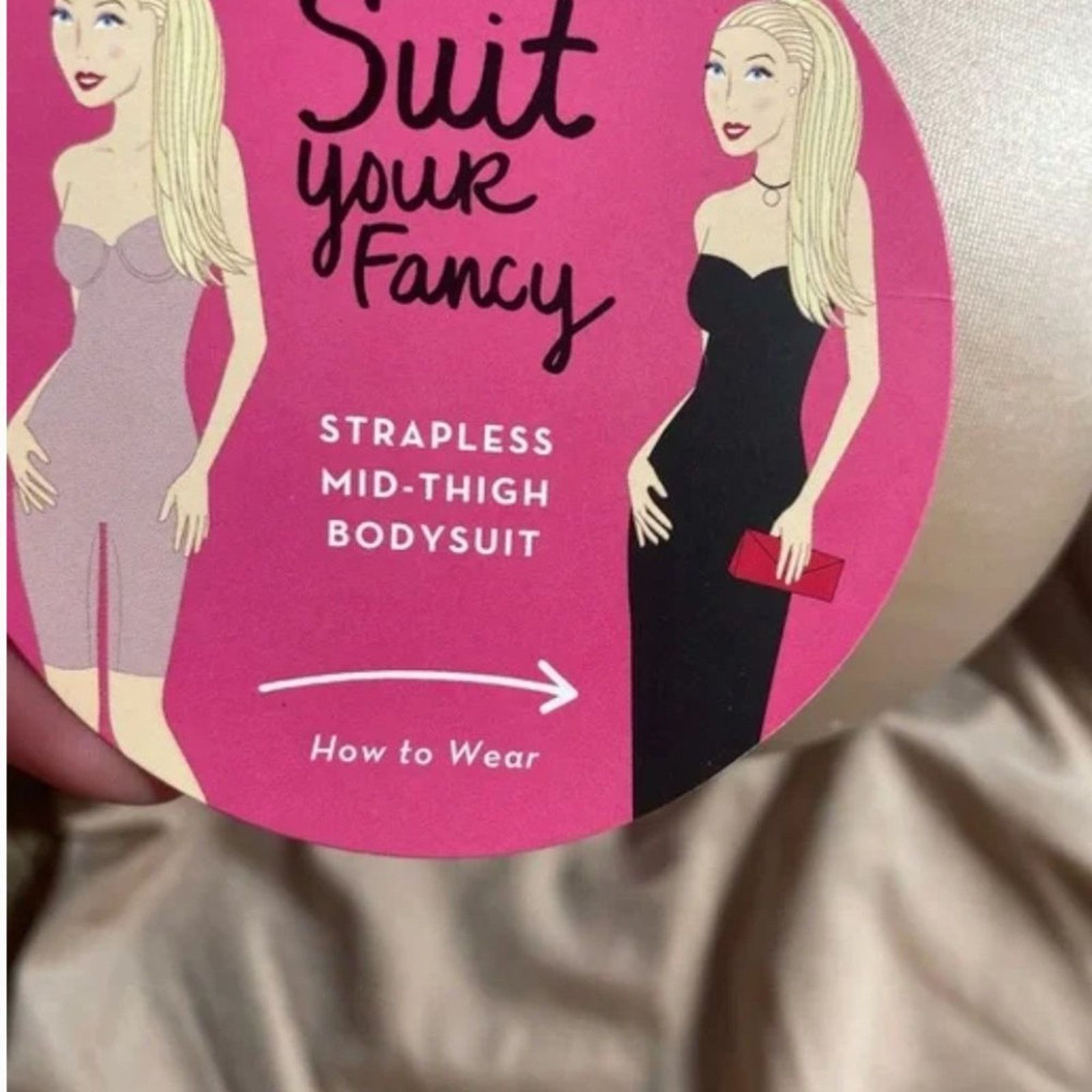 Spanx SPANX Suit Your Fancy Strapless Cupped Mid-Thigh Bodysuit L Size ONE SIZE - 7 Thumbnail
