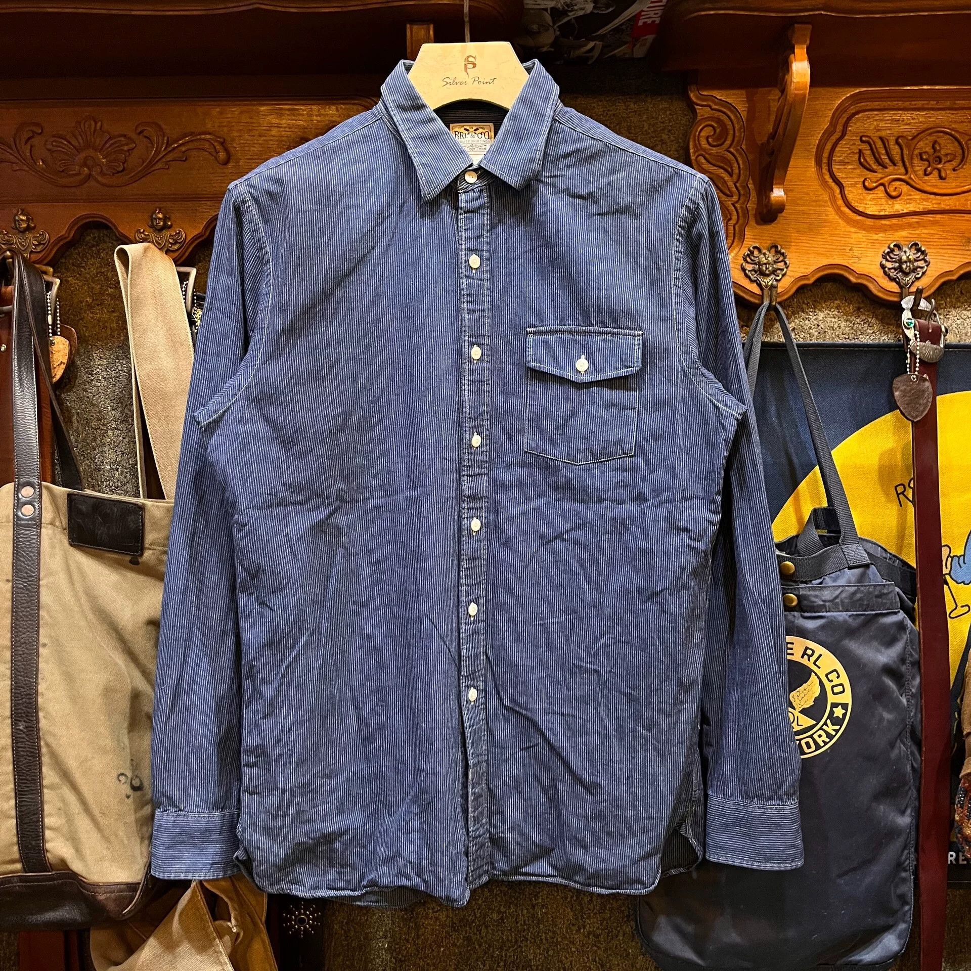 RRL Ralph Lauren RRL Striped Shirt by Ralph Lauren Size US L / EU 52-54 / 3 - 1 Thumbnail