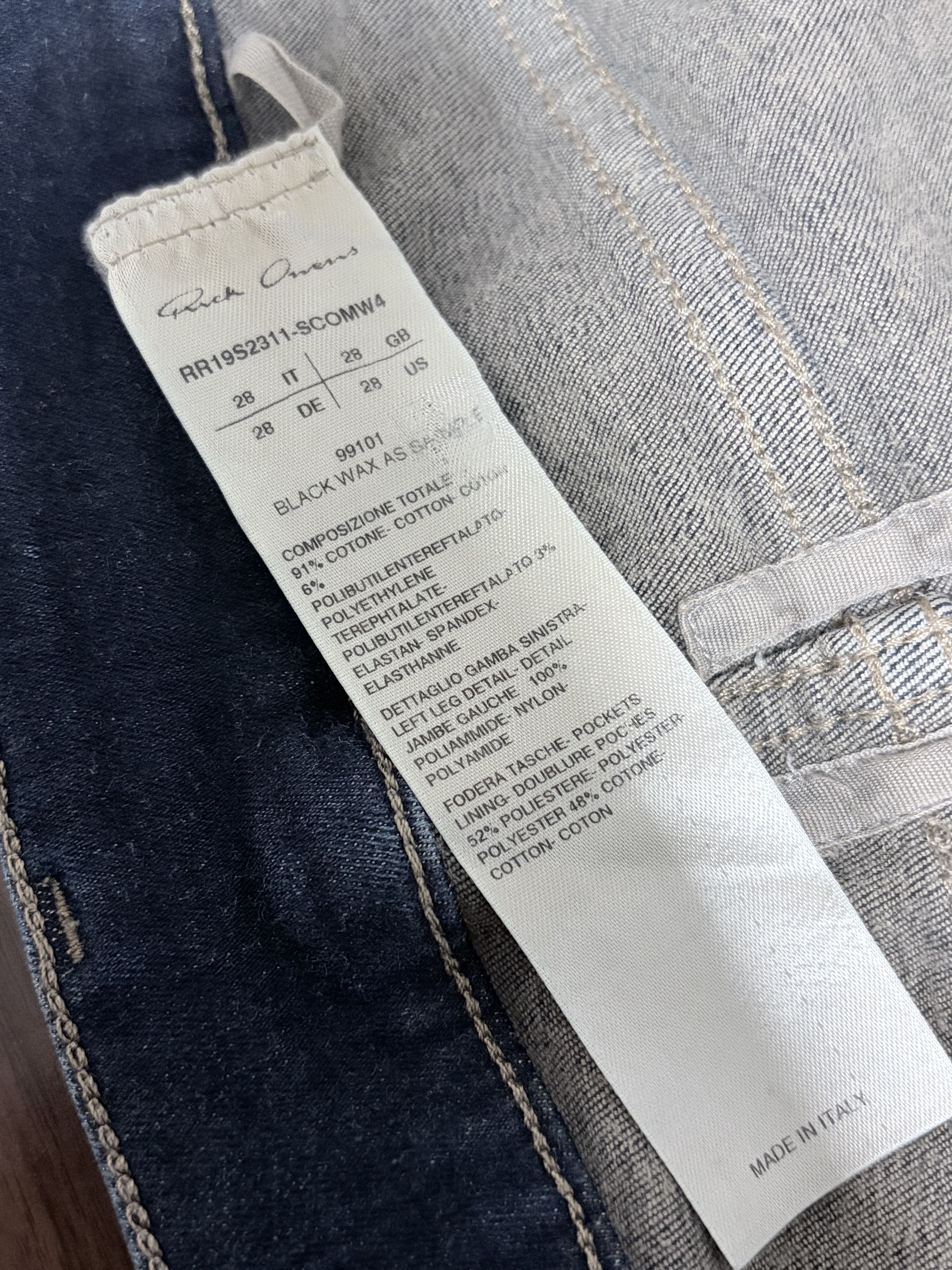 Rick Owens Rick Owens Mainline BABEL Tyrone Collage Denim Size US 28 / EU 44 - 6 Thumbnail