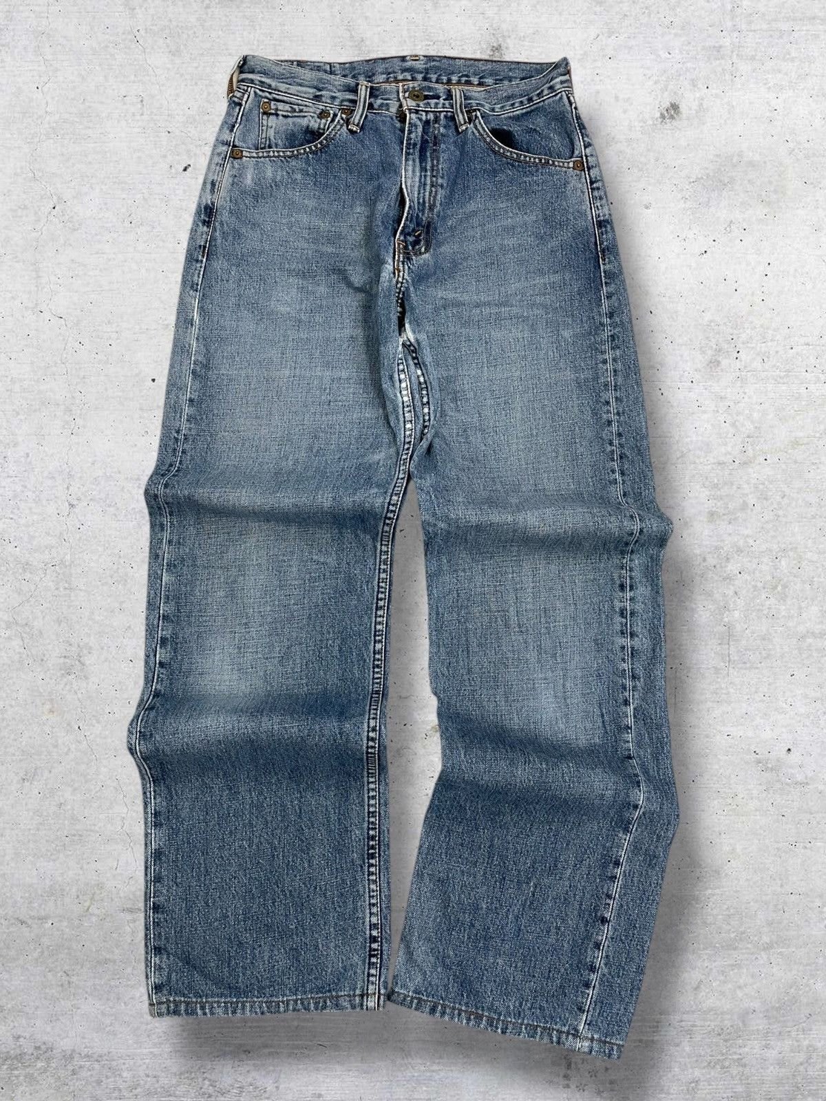 Levi's Vintage Clothing VINTAGE 504 LEVIS USA DESIGNER 90S REGULAR BLUEWASHED DENIM Size US 26 / EU 42 - 1 Thumbnail