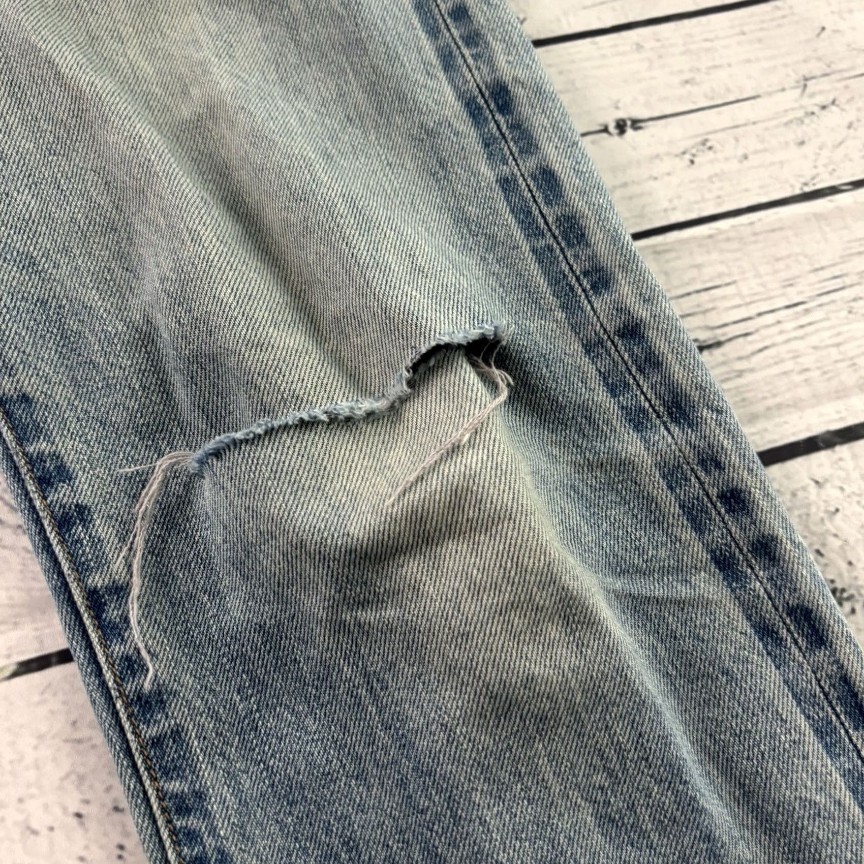 Taylor Stitch Taylor Stitch Slim Jeans Men's 31 x 33 Light Blue Denim Slim Jeans Mens 31 33 Blue Slim Fits Indicate 90s? Size US 31 - 2 Thumbnail