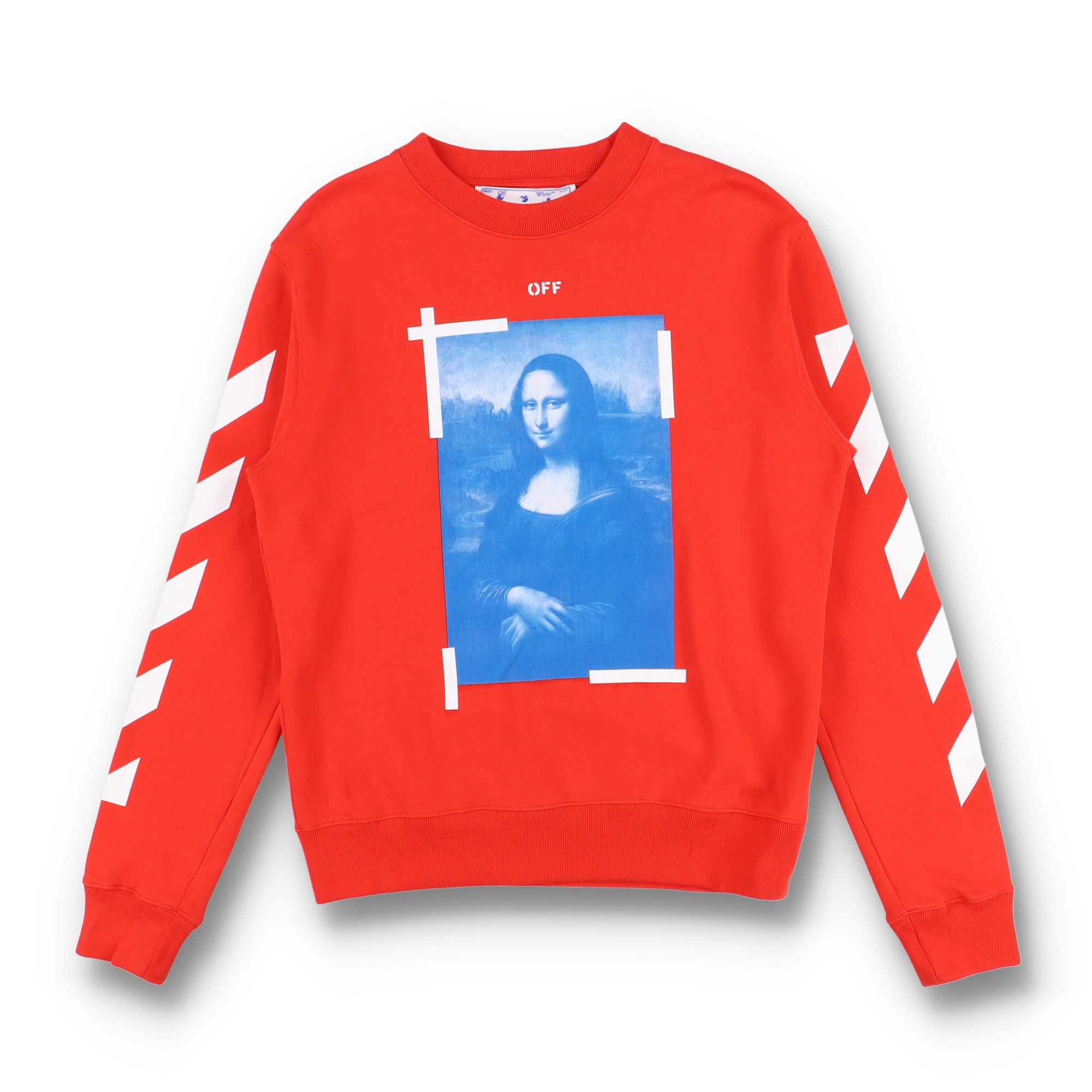 Off-White Red Mona Lisa Arrows Sweatshirt Size US M / EU 48-50 / 2 - 1 Thumbnail
