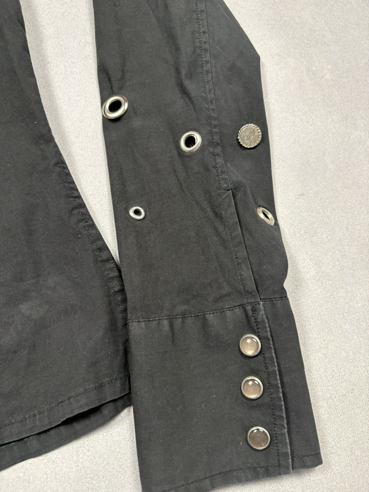 Calvin Klein Calvin Klein Jeans 00s Archival Eyelet Grommet Shirt Y2K VTG Size L / US 10 / IT 46 - 4 Thumbnail