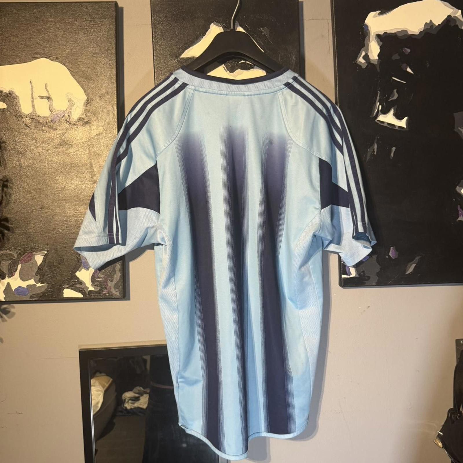 Adidas Adidas Teamgeist 2004 Training Jersey – Sky Blue / Navy Size US XL / EU 56 / 4 - 6 Thumbnail