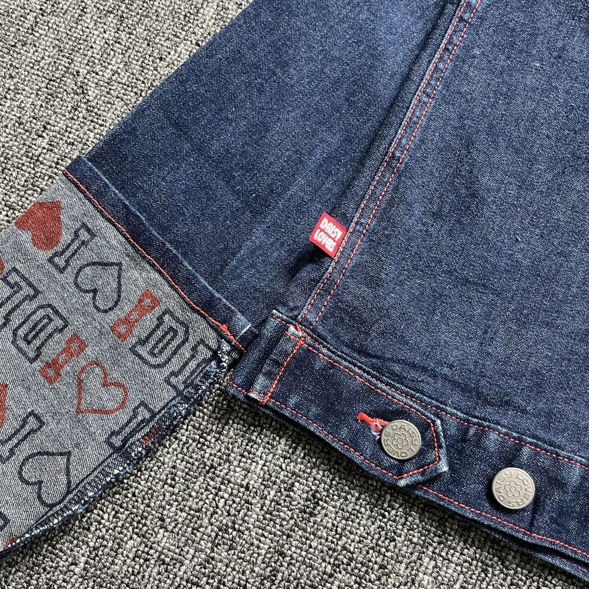 Super Lovers 2000s japanese daisy lovers Jacket denim Style Size L / US 10 / IT 46 - 4 Thumbnail