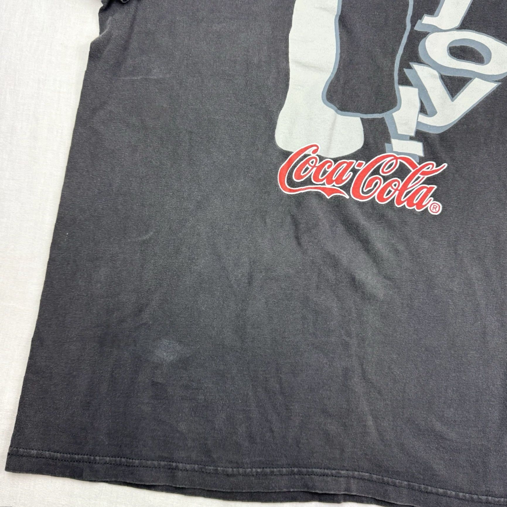 Hanes Vintage Coca Cola T Shirt Adult XL Black Coke Promo Soda Drink Snack Tee 90s USA Size US XL / EU 56 / 4 - 5 Thumbnail