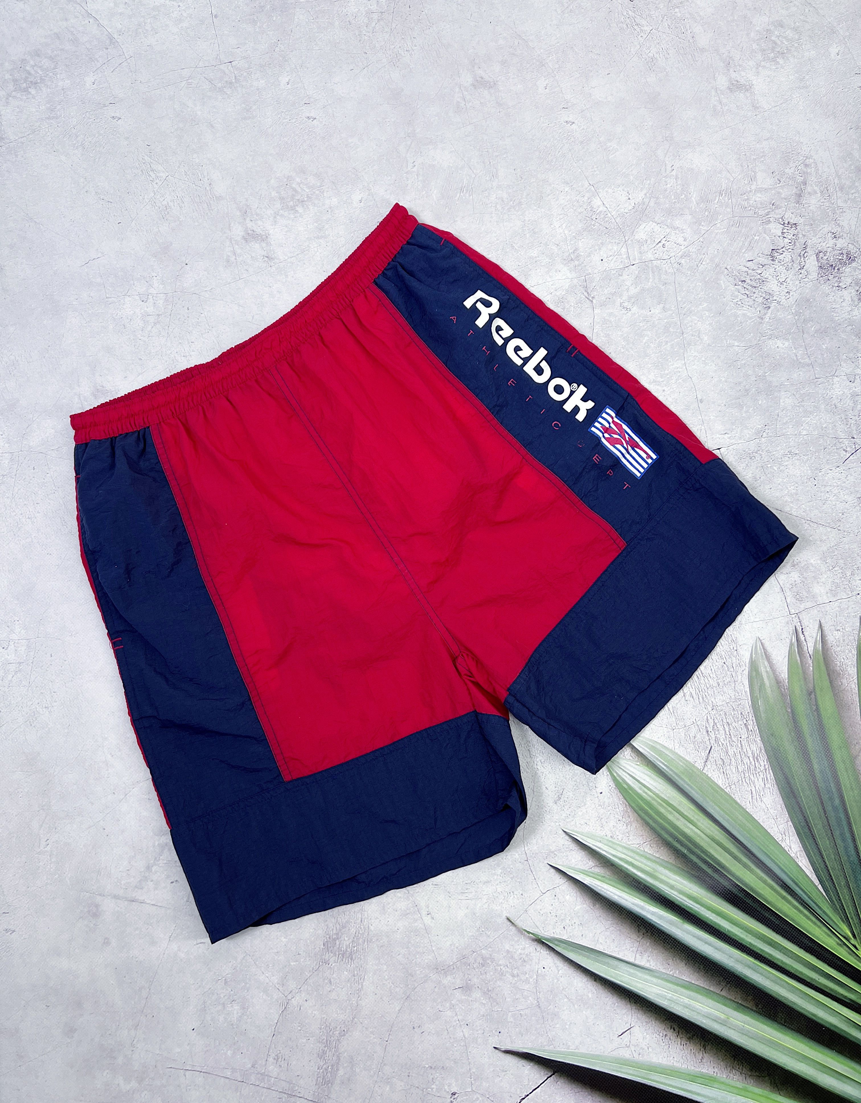 Reebok × Vintage Reebok Athletic Dept Shorts / Swim Trunks Size US 34 / EU 50 - 1 Thumbnail
