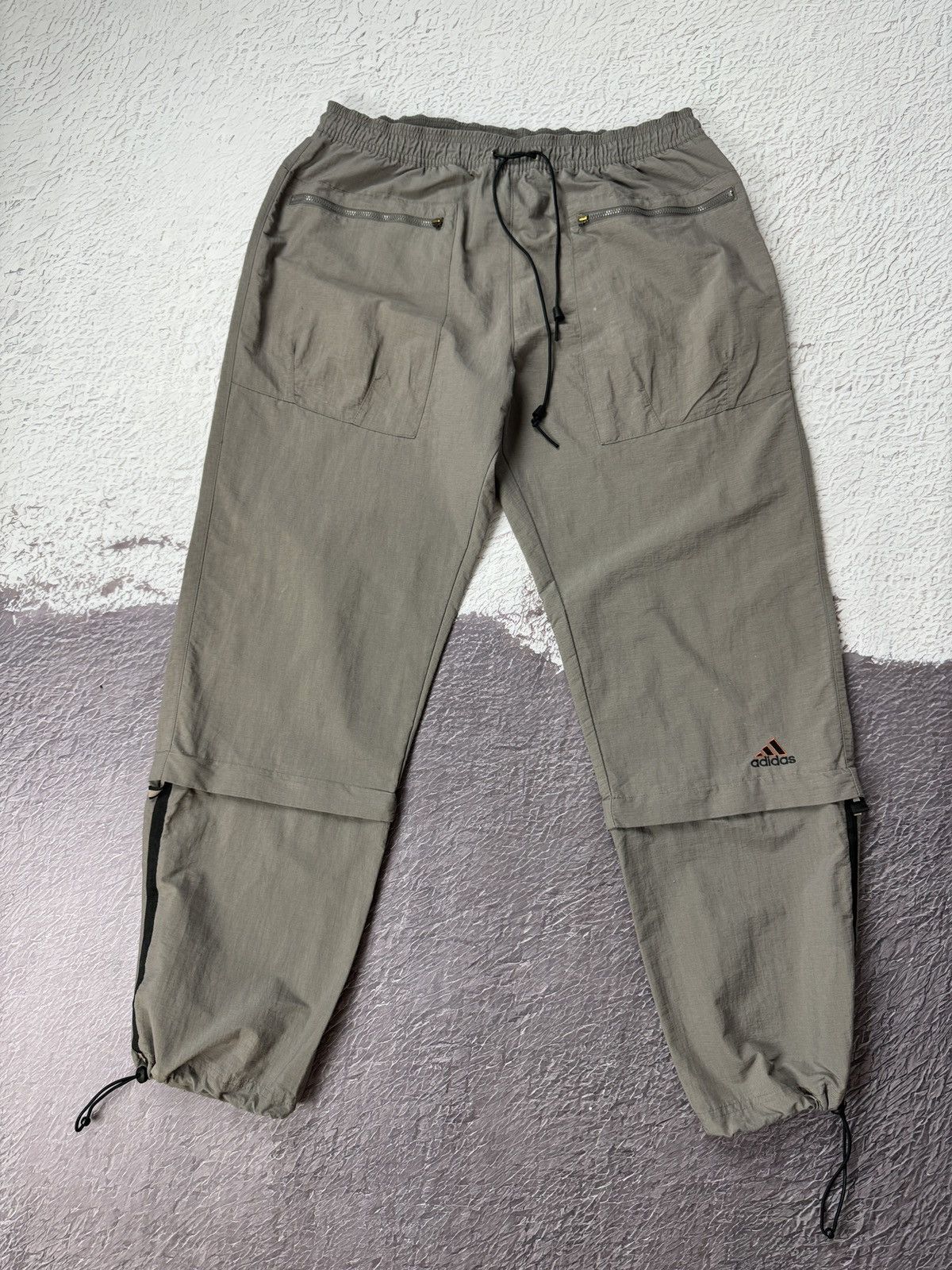 Adidas Adidas vntg y2k outdoor hiking 2 in 1 tightened track pants Size US 34 / EU 50 - 12 Thumbnail