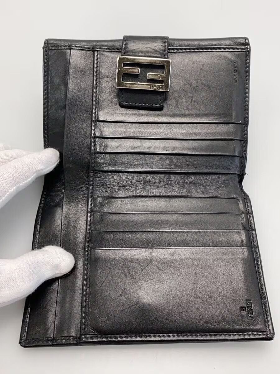 Fendi Fendi Cotton Bi-Fold Wallet Black Size ONE SIZE - 4 Thumbnail