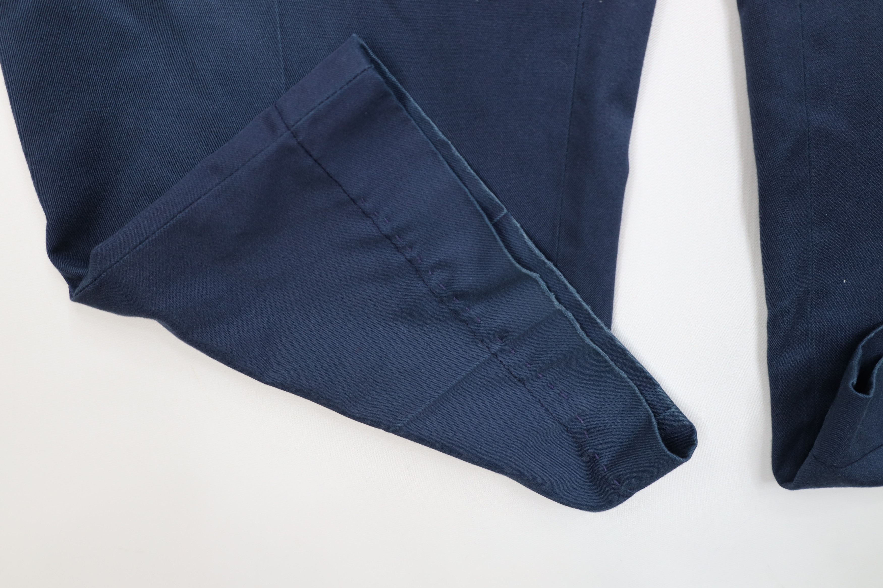 Big Mac Vintage 70s Big Mac Workwear Wide Leg Chino Pants Blue USA Size US 36 / EU 52 - 6 Thumbnail