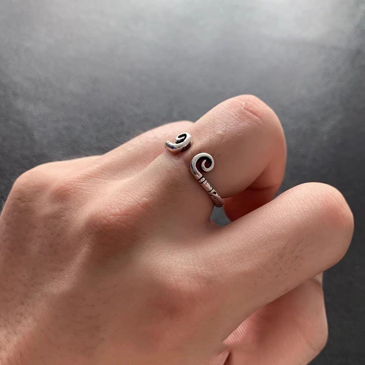Jewelry Rare Jewelry Rings Open Size Chrome Ring (Size 7-13) Size ONE SIZE - 2 Thumbnail