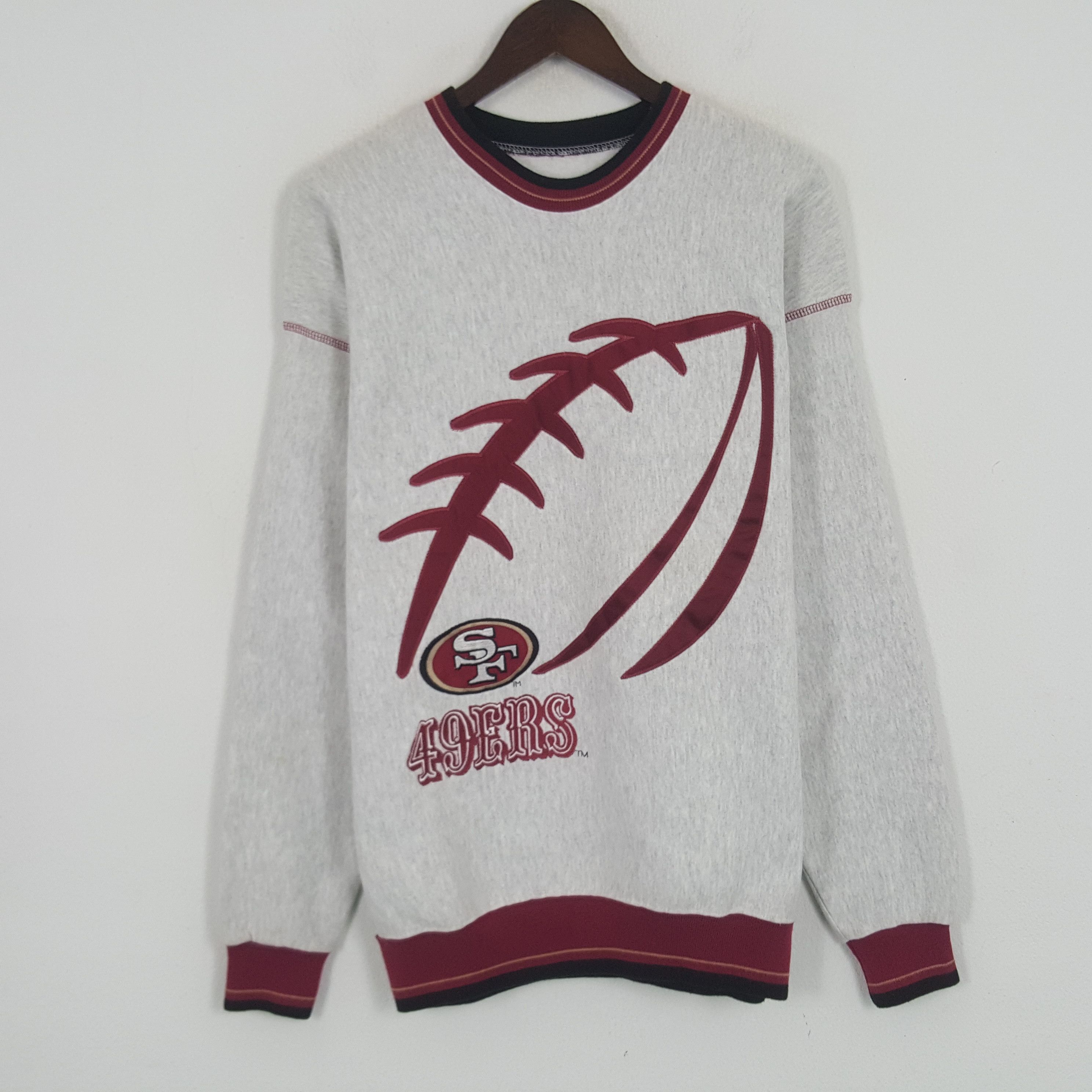 NFL × Vintage Vintage San Francisco 49 ERS Embroidery Logo Sweatshirt Size US M / EU 48-50 / 2 - 1 Thumbnail