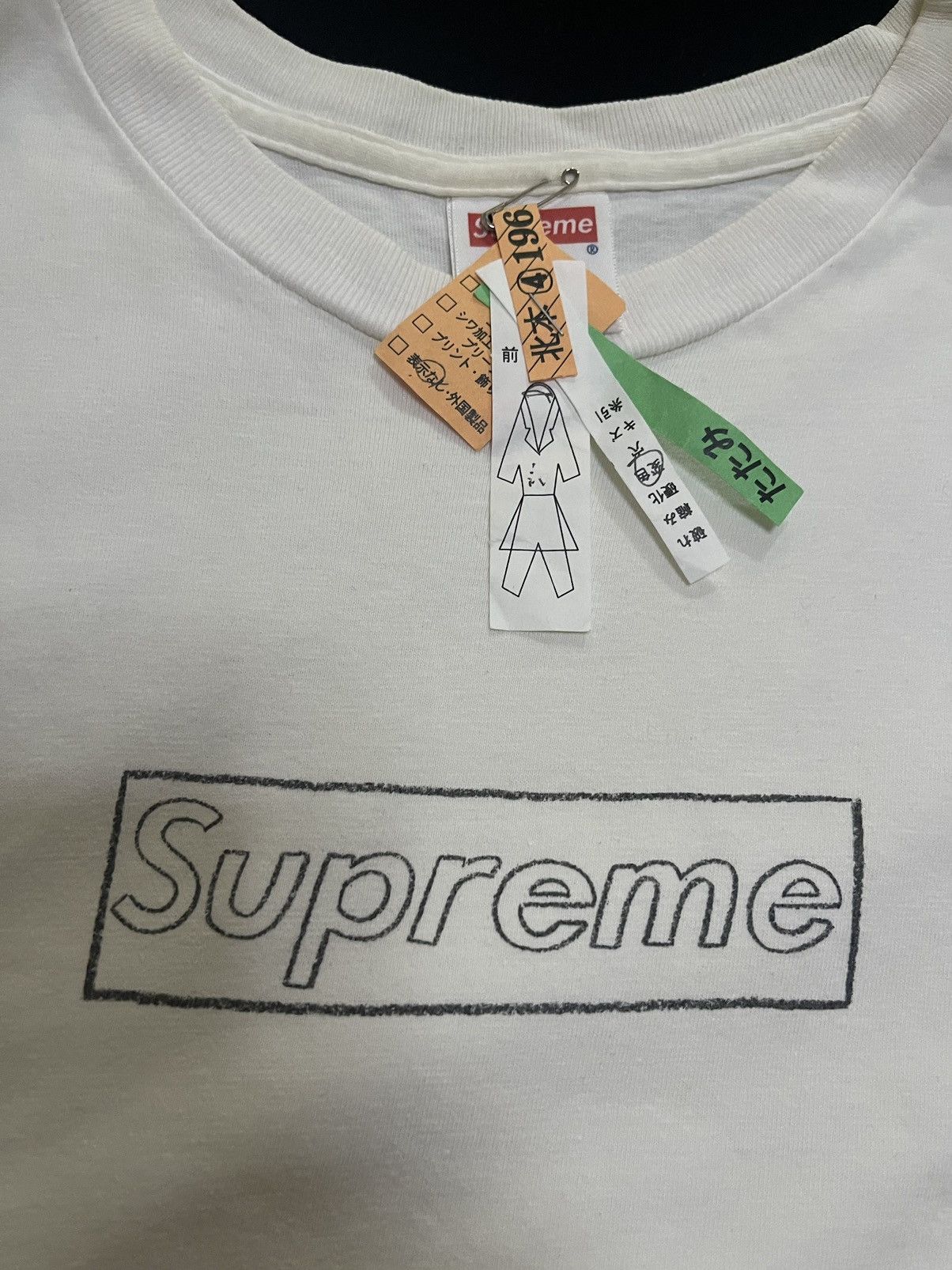 Supreme Supreme 2011 kaws chalk box logo tee Size US L / EU 52-54 / 3 - 3 Thumbnail