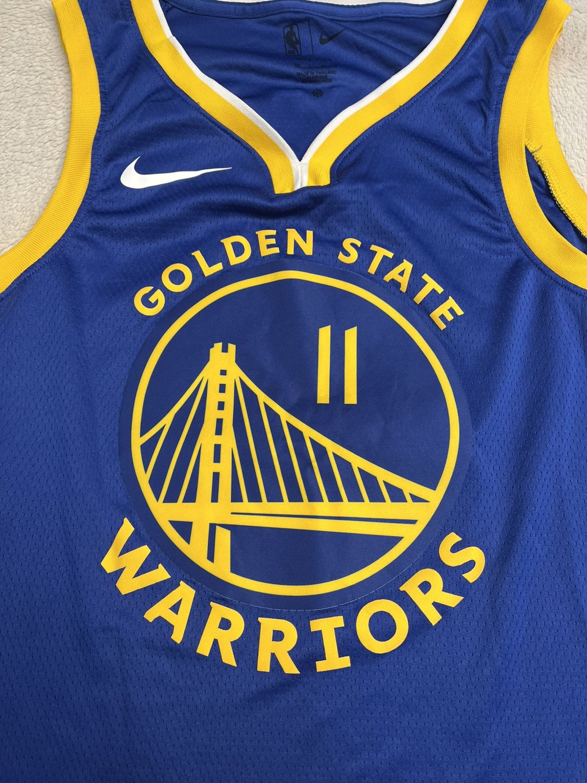 Nike Nike NBA Golden State Warriors Klay Thompson Icon Jersey Size US L / EU 52-54 / 3 - 2 Thumbnail