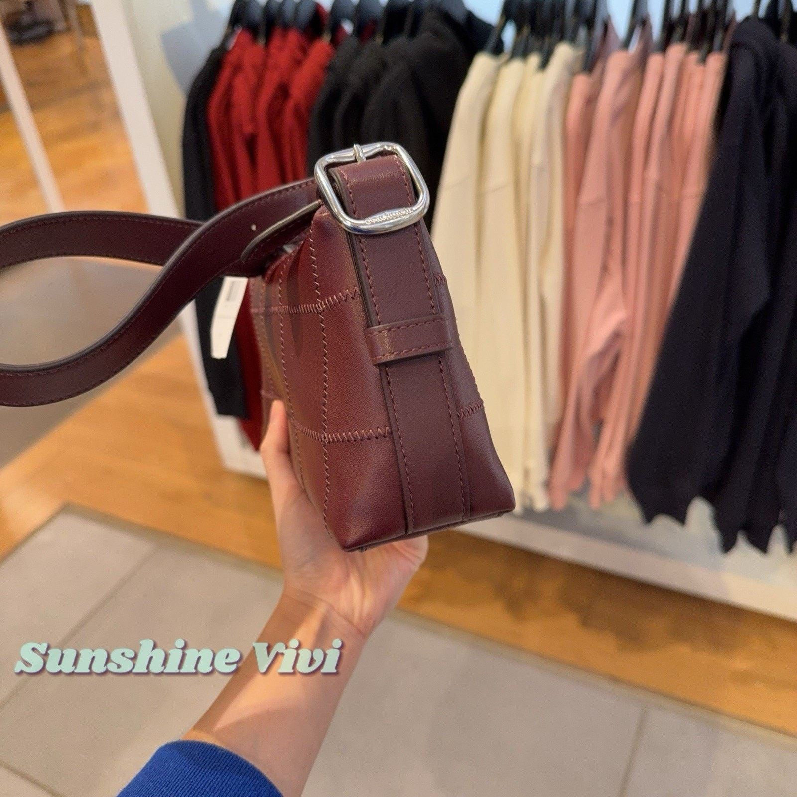 Coach NWT Coach Ego Small Shoulder Bag In Leather CEJ50 merlot Size ONE SIZE - 4 Thumbnail