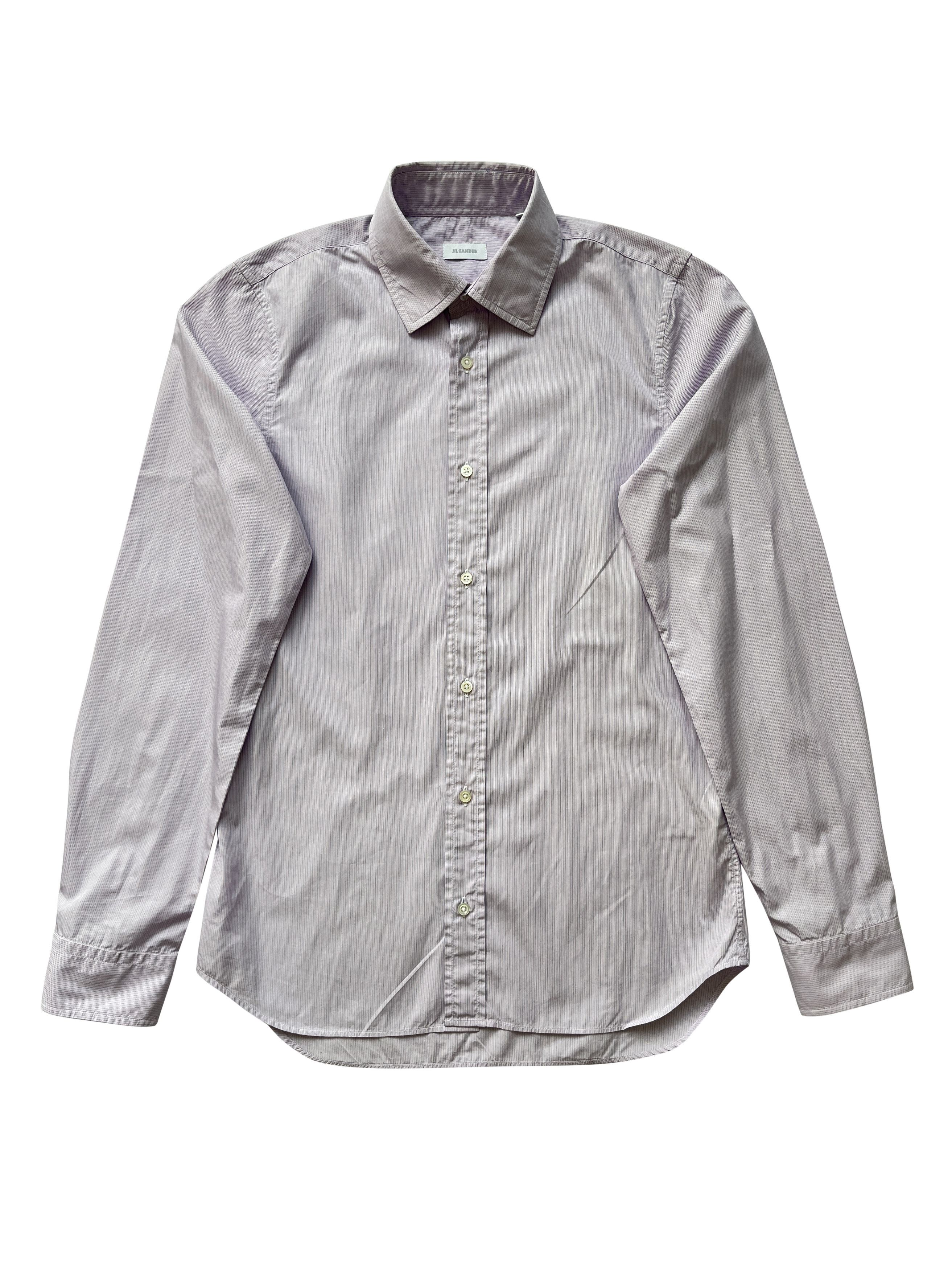 Jil Sander ⚡️QUICK SALE⚡️2009 Jil Sander Pink Striped Button Up Shirt Size US S / EU 44-46 / 1 - 1 Thumbnail