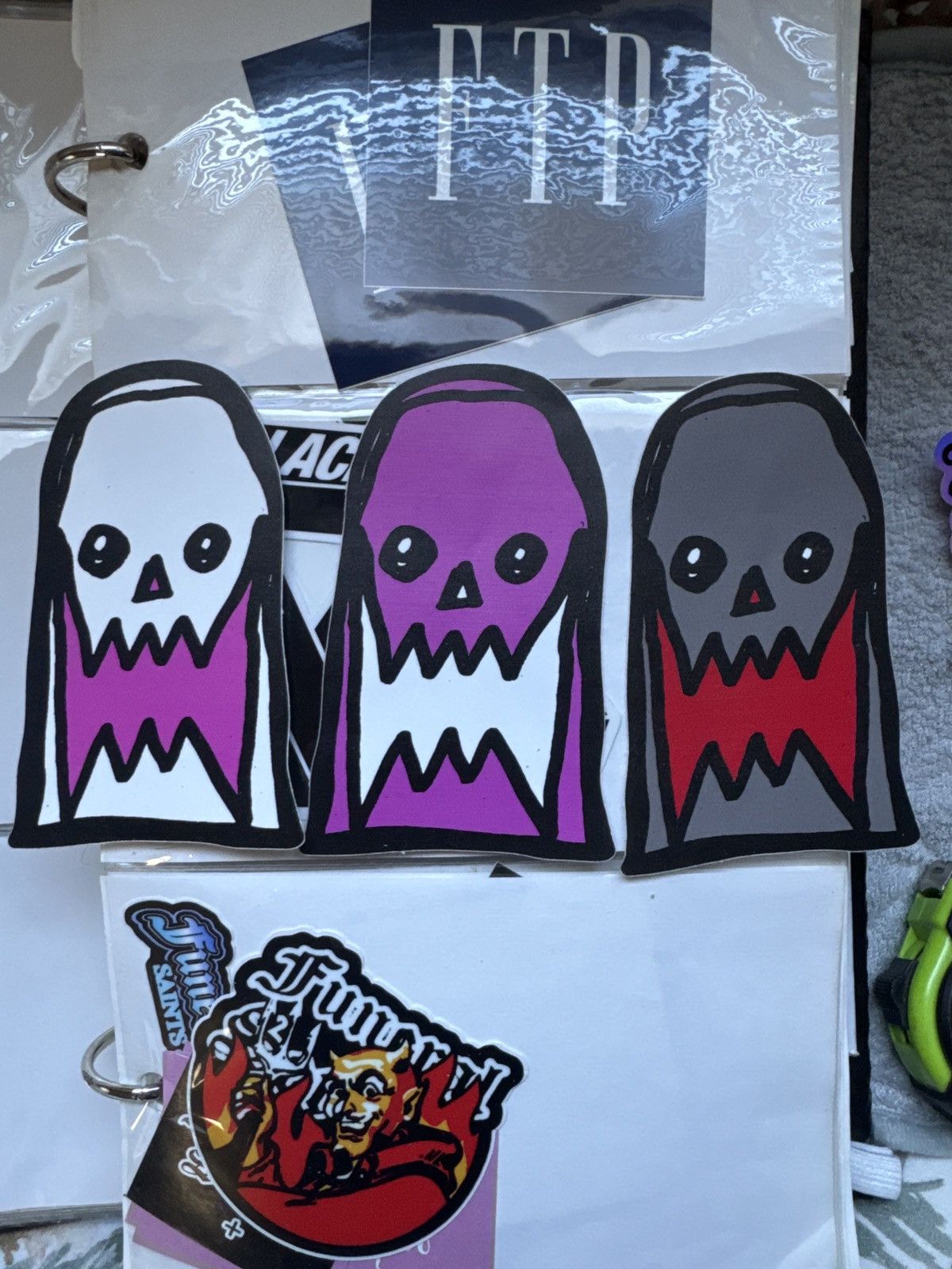 Asspizza Asspizza Mask Stickers Size ONE SIZE - 1 Thumbnail