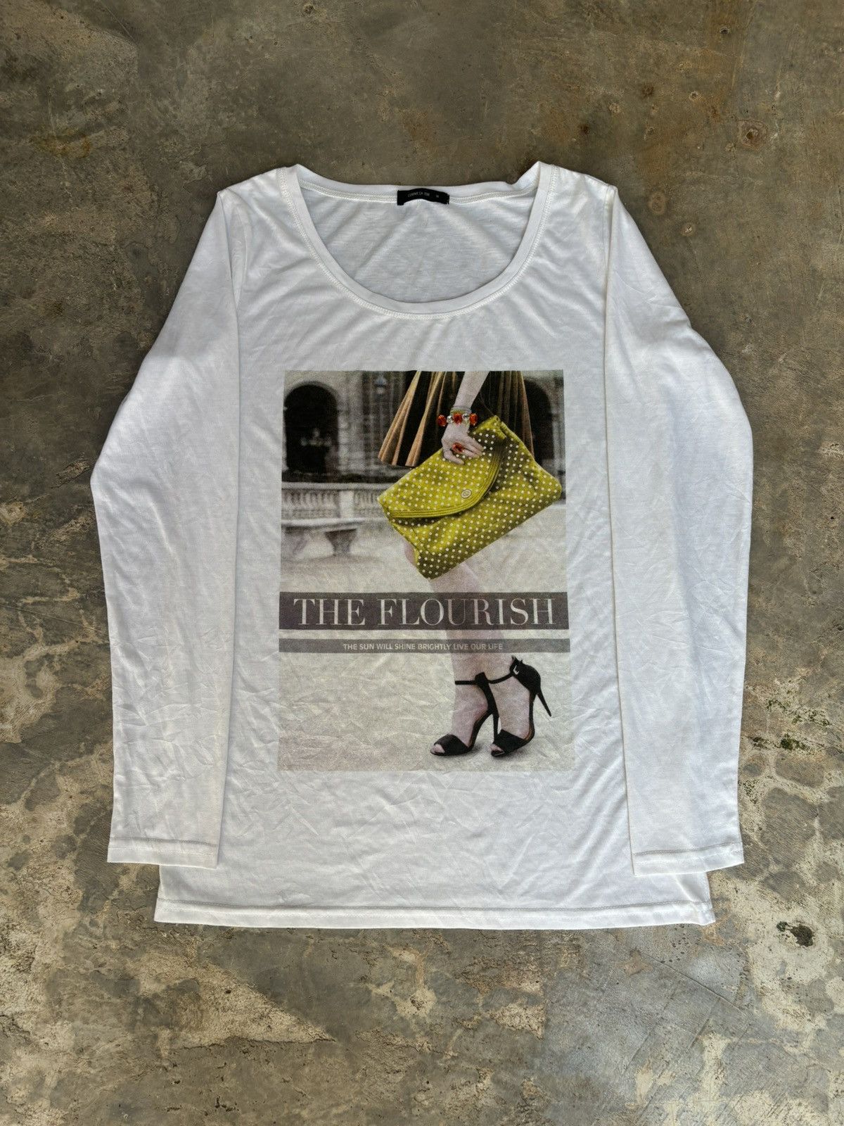 Hysteric Glamour × Japanese Brand Y2k Comme ca Ism The Flourish photo tee Longsleeve Size US M / EU 48-50 / 2 - 1 Thumbnail