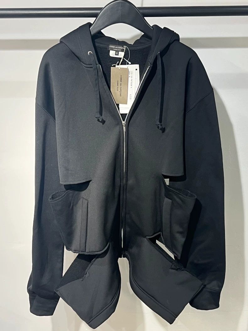 Comme des Garcons Comme Des Garcons Black hooded jacket 2505-Nextarrow Size US XL / EU 56 / 4 - 1 Thumbnail
