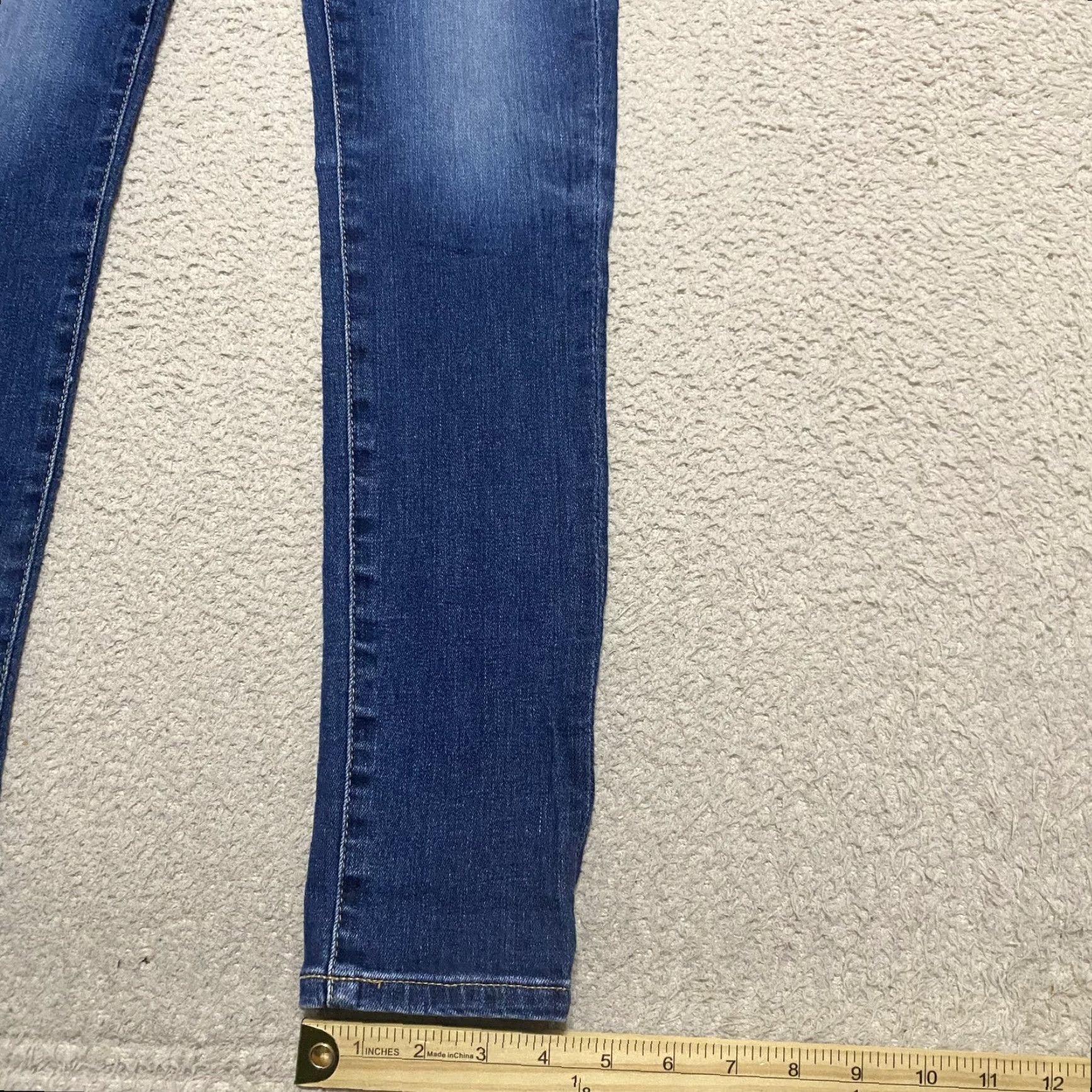 Denime AG Adriano Goldschmied Jeans Womens 24 Blue Denim The Legging Ankle Super Skinny Jeans - 24 Adult Womens Size 42" / US 20 - 5 Thumbnail