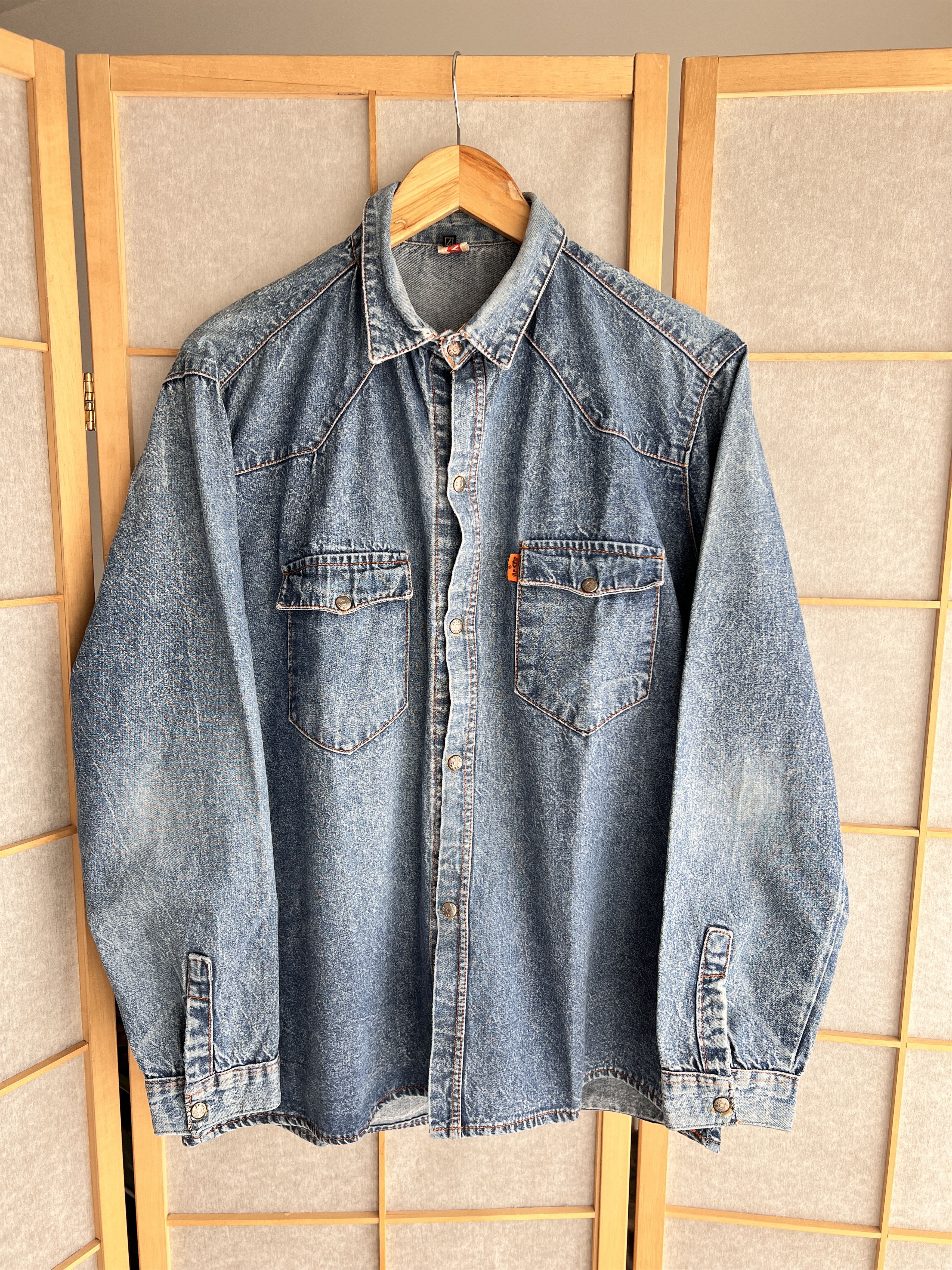 Levi's Vintage Clothing LVC 1955 Sawtooth Western Denim Shirt