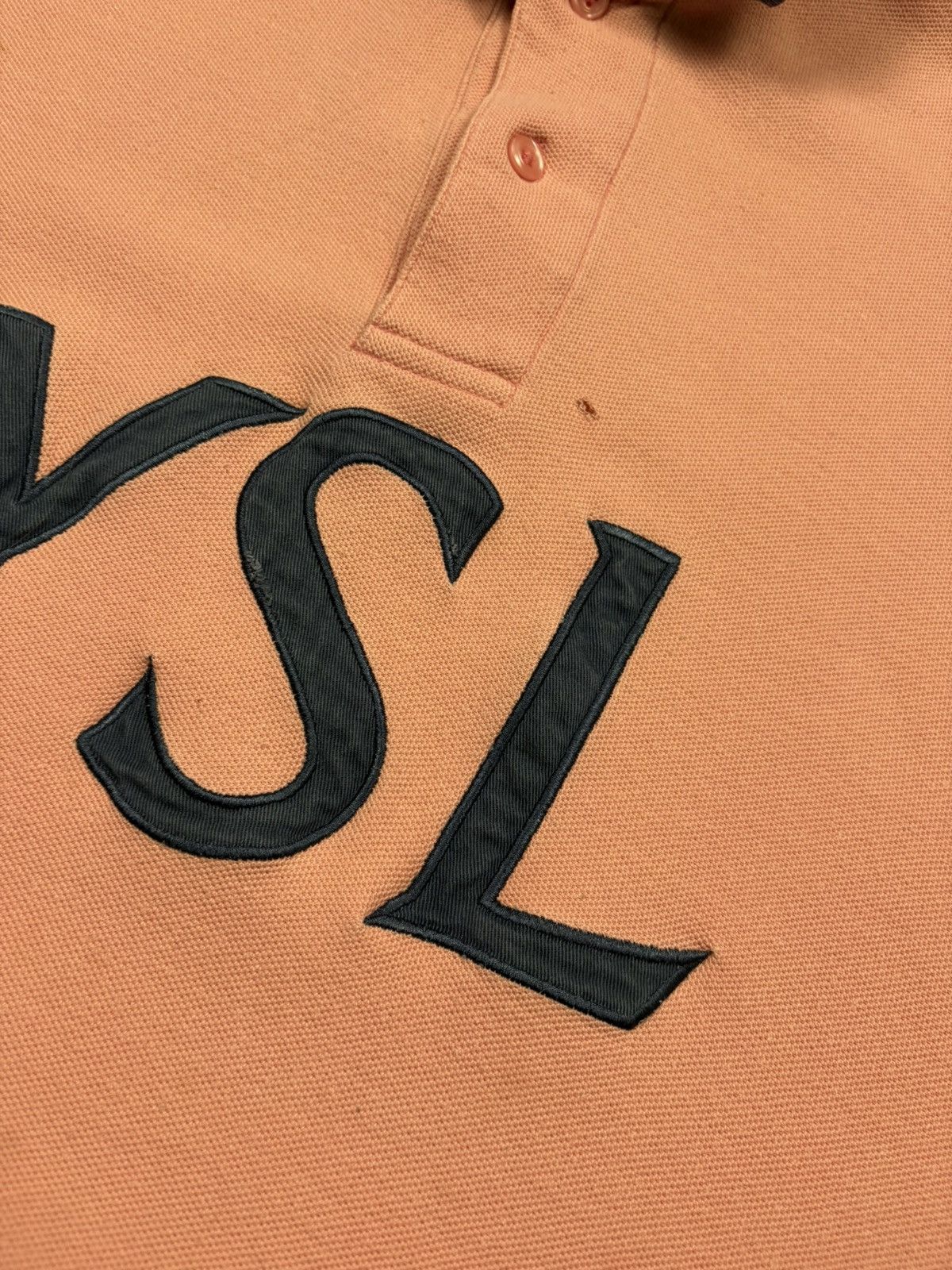 Yves Saint Laurent Vintage Yves Saint Laurent YSL Logo Polo Shirt XL 90s Homme Size US XL / EU 56 / 4 - 10 Thumbnail