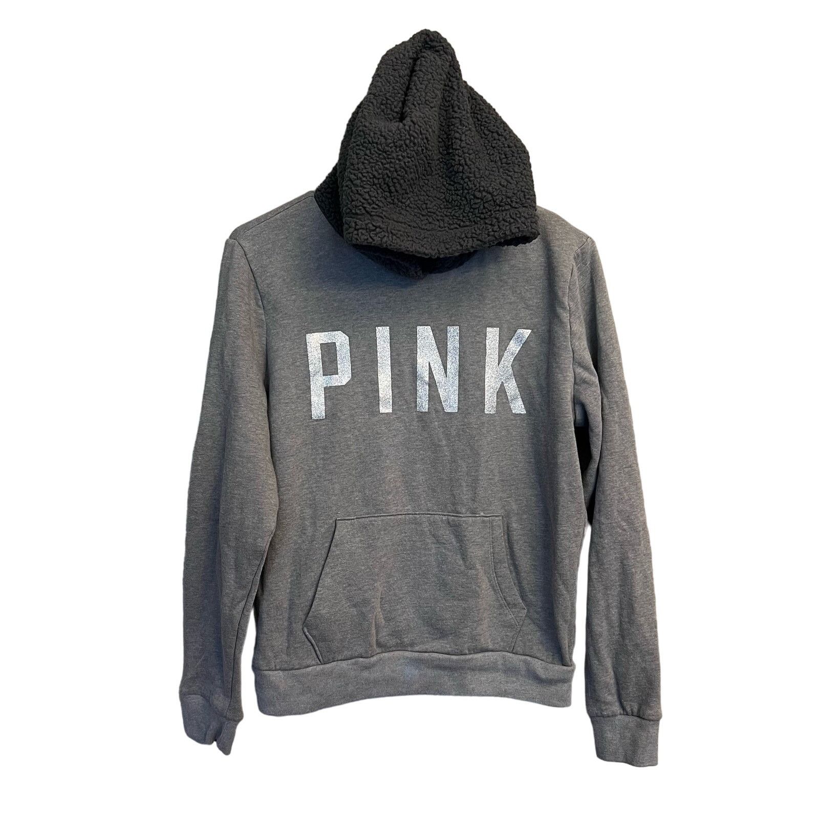Pink VS PINK Light Gray Perfect Pullover Hoodie Sweatshirt Size M Size M / US 6-8 / IT 42-44 - 4 Thumbnail