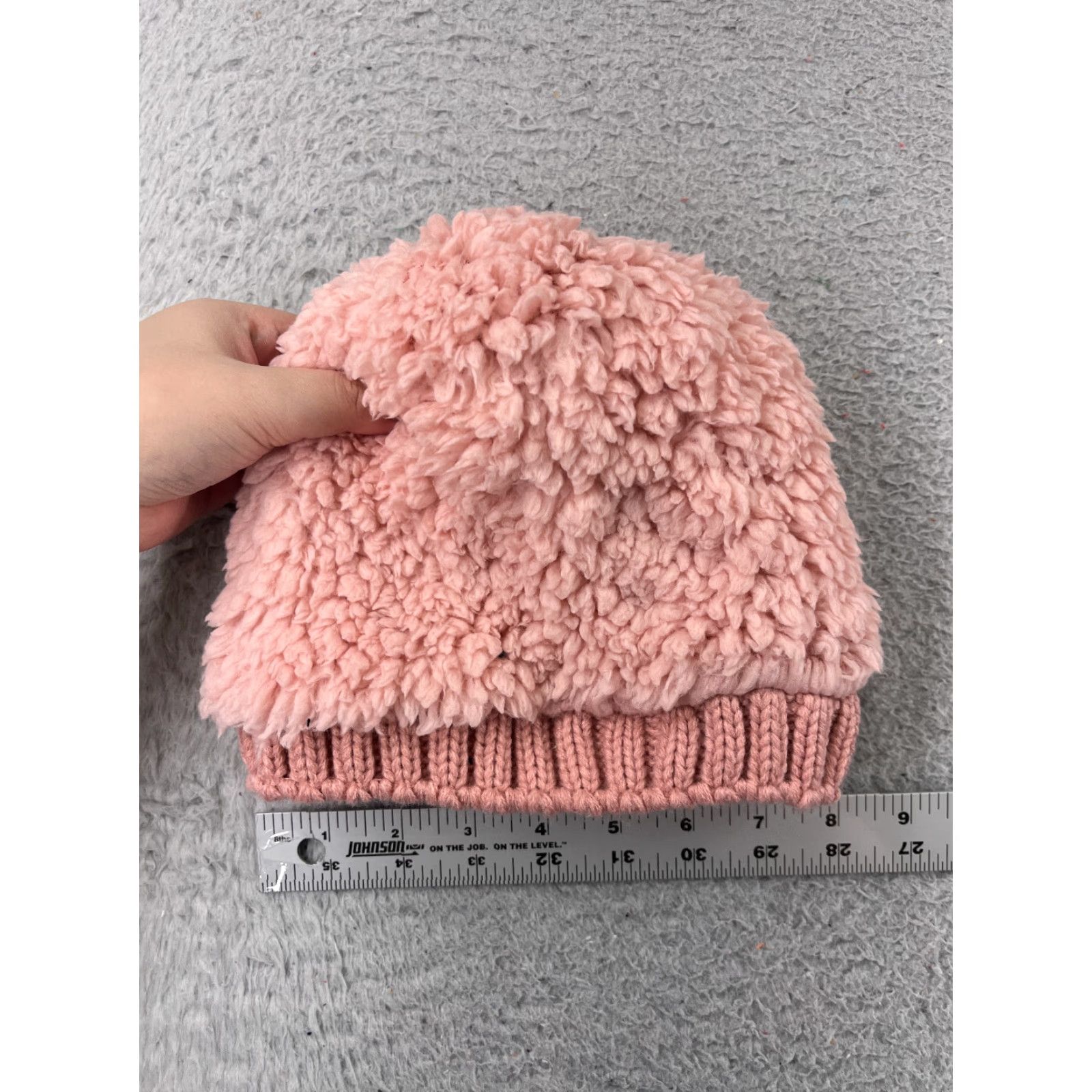 Vintage Evsie Beanie Women One Size Pink Knit Lined Logo Ski Hat Womens Size ONE SIZE - 4 Thumbnail