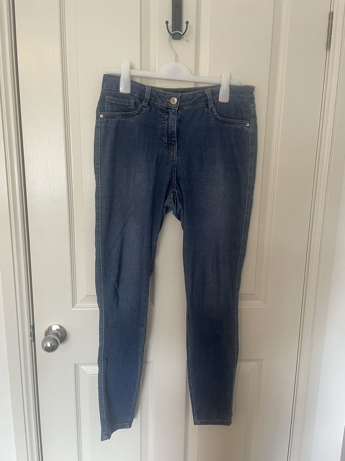 NEXT Dark wash skinny jeans Size 30" / US 8 / IT 44 - 1 Thumbnail