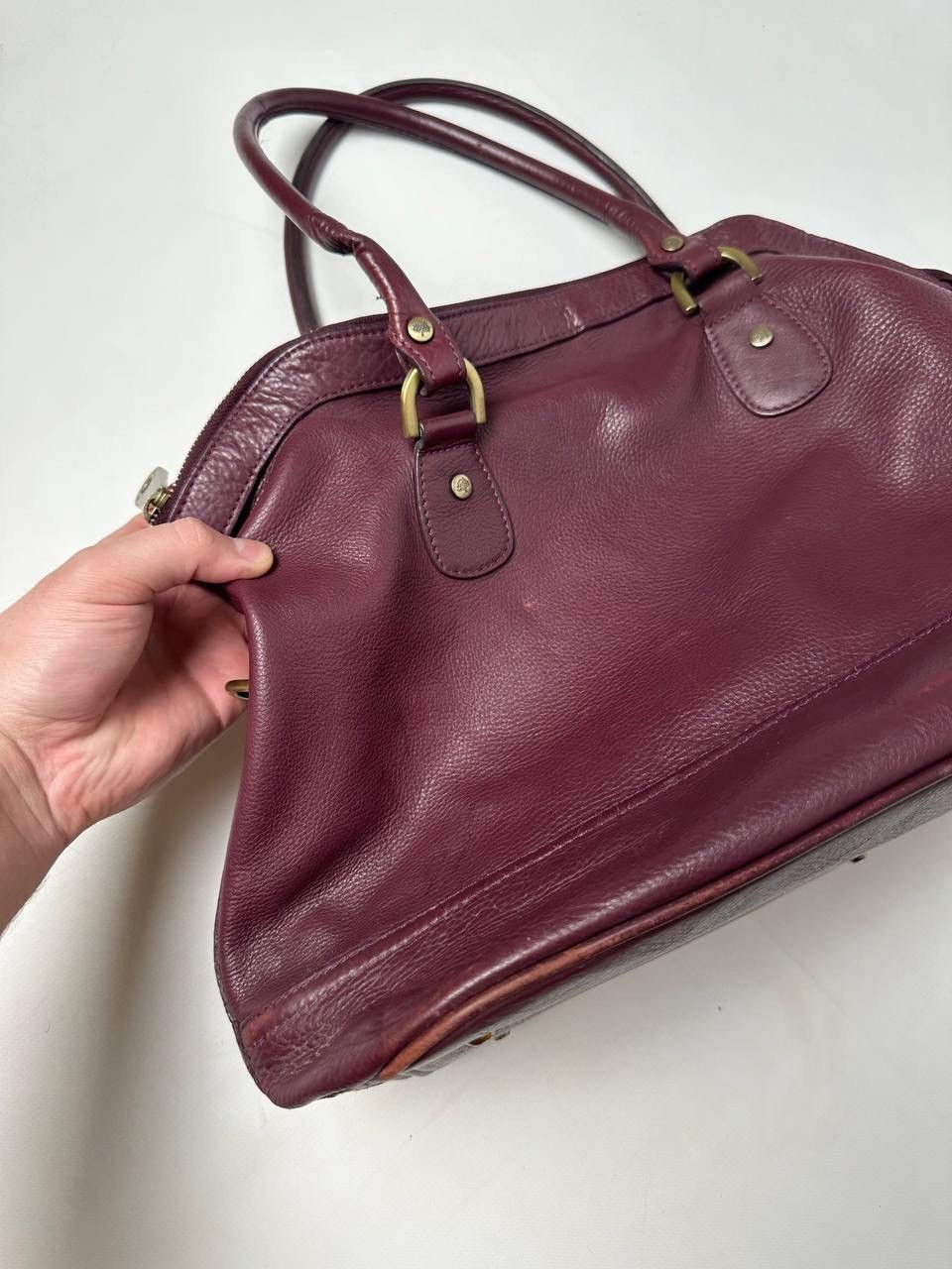 Mulberry Vintage Mulberry Leather Cherry Bag 00s Size ONE SIZE - 15 Thumbnail