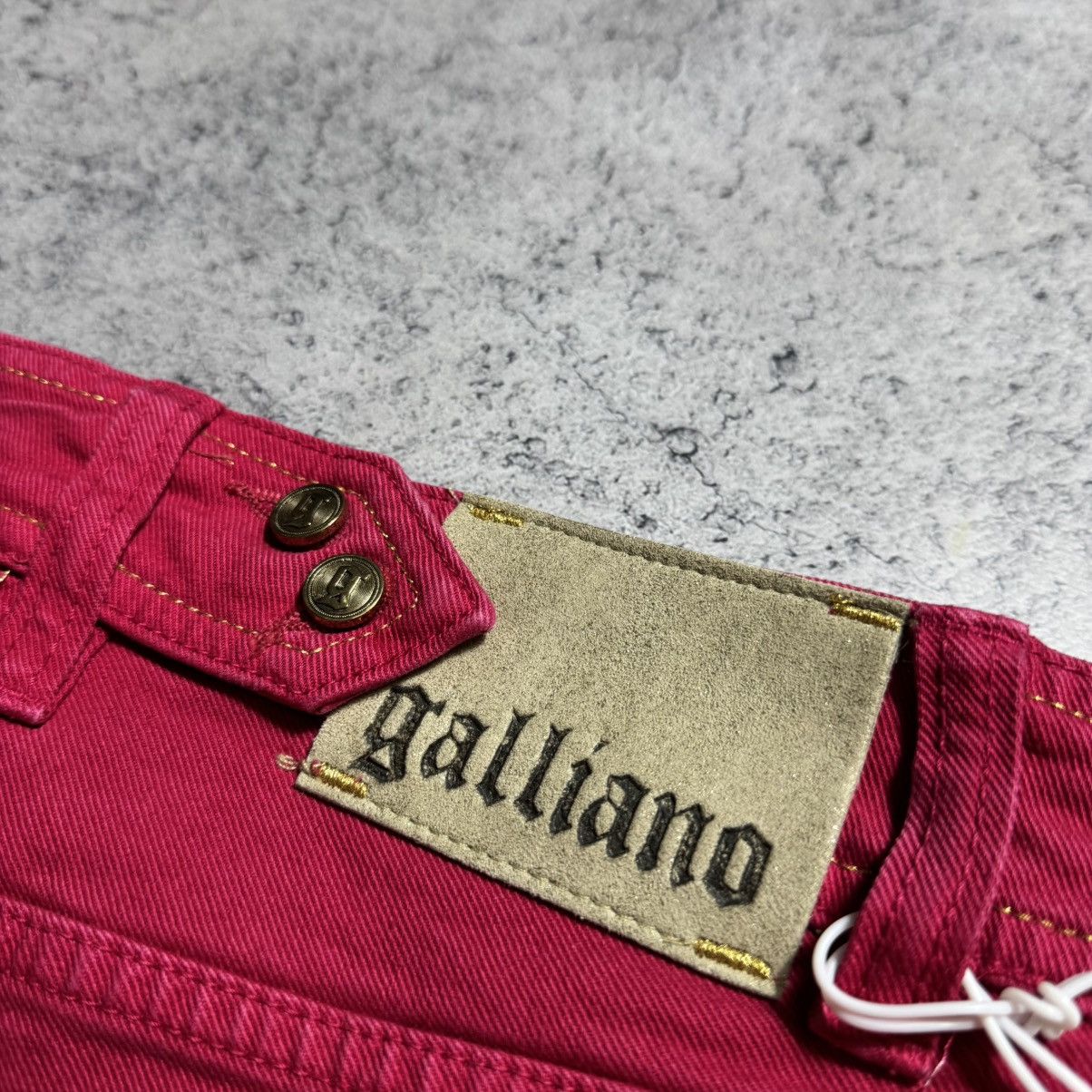 John Galliano NEW Galliano Y2K 00s Mini Shorts Size 24" / US 00 / IT 34 - 6 Thumbnail