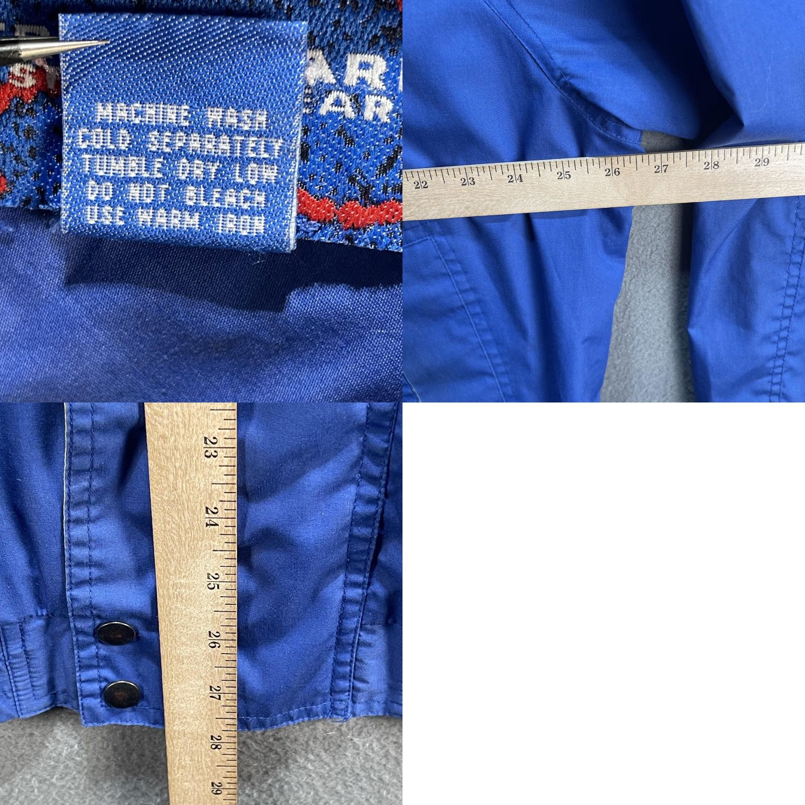 Vintage VINTAGE Virginia Lottery Jacket Mens XL Trademark Sportswear 90s Blue Windbreaker Zip Pockets Embroidered Logo Size US XL / EU 56 / 4 - 9 Thumbnail