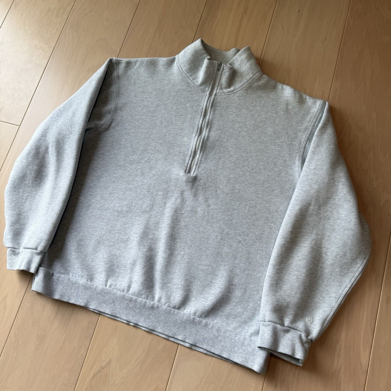 Lululemon Lululemon 1/4 Zip Fleece Pullover Women's Large Gray Size L / US 10 / IT 46 - 9 Thumbnail