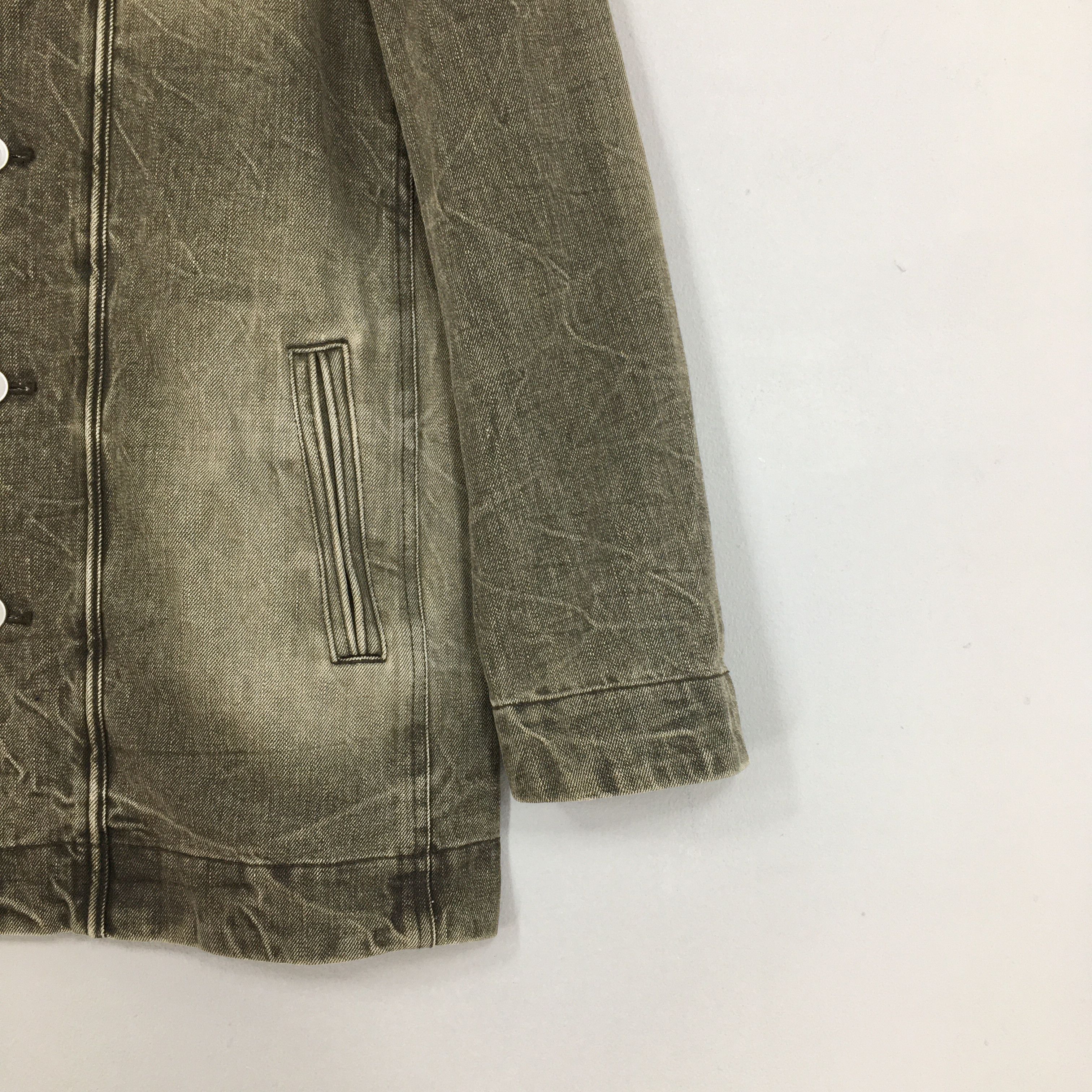 Vintage Vintage 1980s Work Jeans Jacket Labour Medium Size US M / EU 48-50 / 2 - 3 Thumbnail