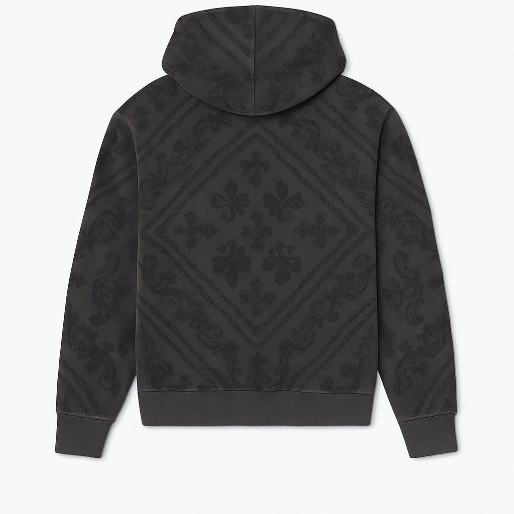 Rhude Rhude Paisley Monogram Hoodie Vintage Black Size Medium Size US M / EU 48-50 / 2 - 3 Thumbnail