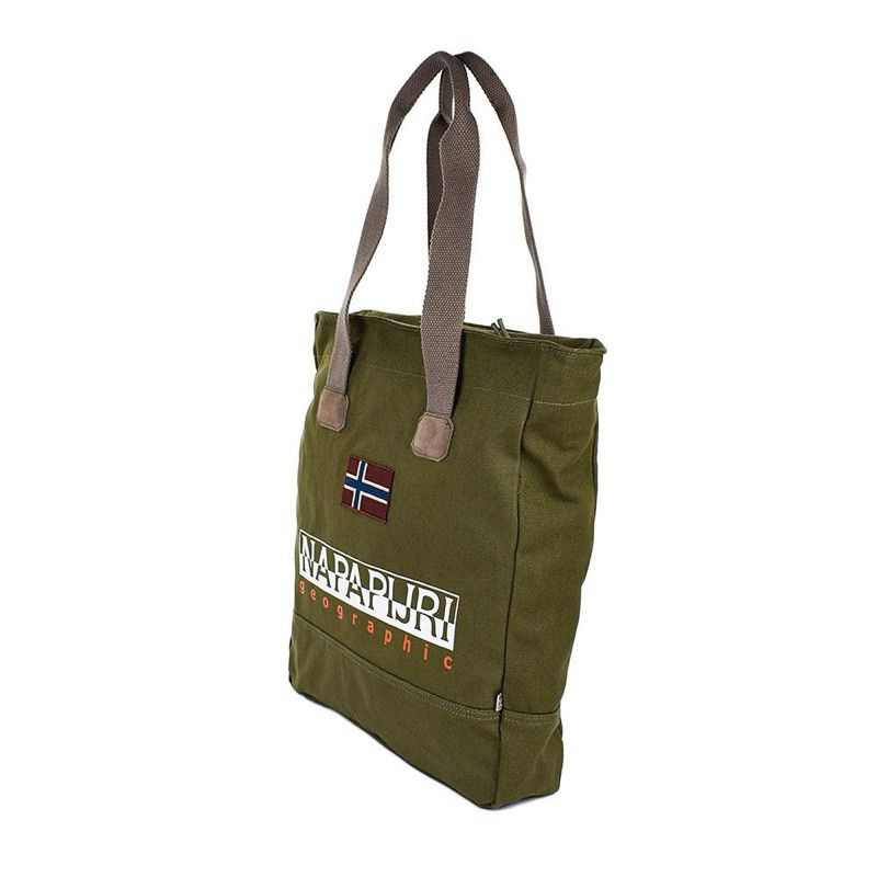 Napapijri AUTHENTIC NAPAPIJRI SPORTA 14L TOTE BAG NEW OLIVE GREEN Size ONE SIZE - 3 Thumbnail
