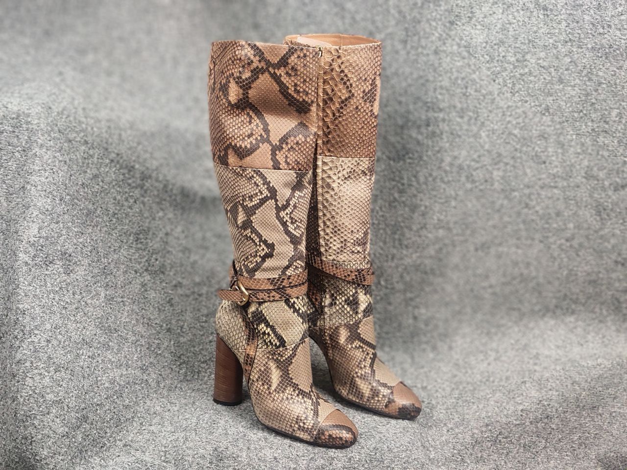 Gucci Gucci Authentic Python Snake Horsebit Knee Zip High Boots Size US 9.5 / IT 39.5 - 6 Thumbnail