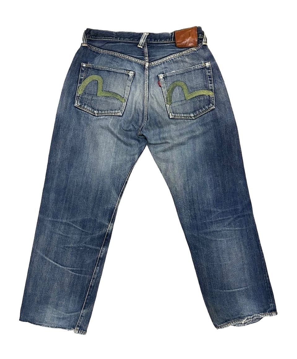 Designer × Evisu × Japanese Brand Vtg Evisu Yamane No 1 Special Distressed Size US 31 - 12 Thumbnail